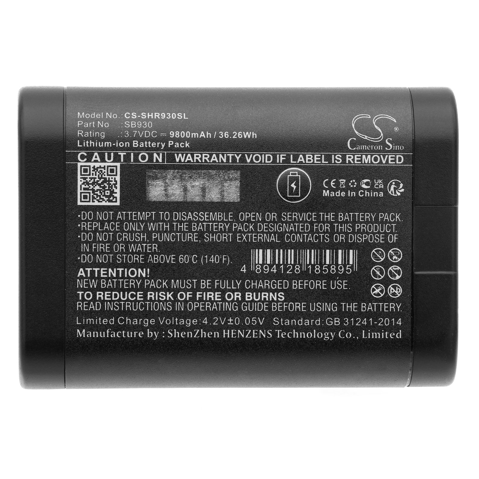 Li-ion, Communication & Conferencing Battery fits Shure Mxcw640, Powers Mxcw640 Wireless Confer, 3.7V, 9800mAh Communication & Conferencing Cameron Sino Technology Limited