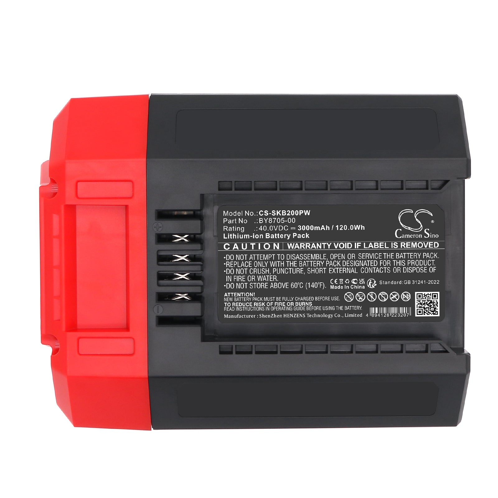 40V, Li-ion, 3000mAh, Battery fits Skil 24-inch 40V Hedge Trimmer, 40V 460CFM Leaf Blower, 120Wh Gardening Tools Cameron Sino Technology Limited