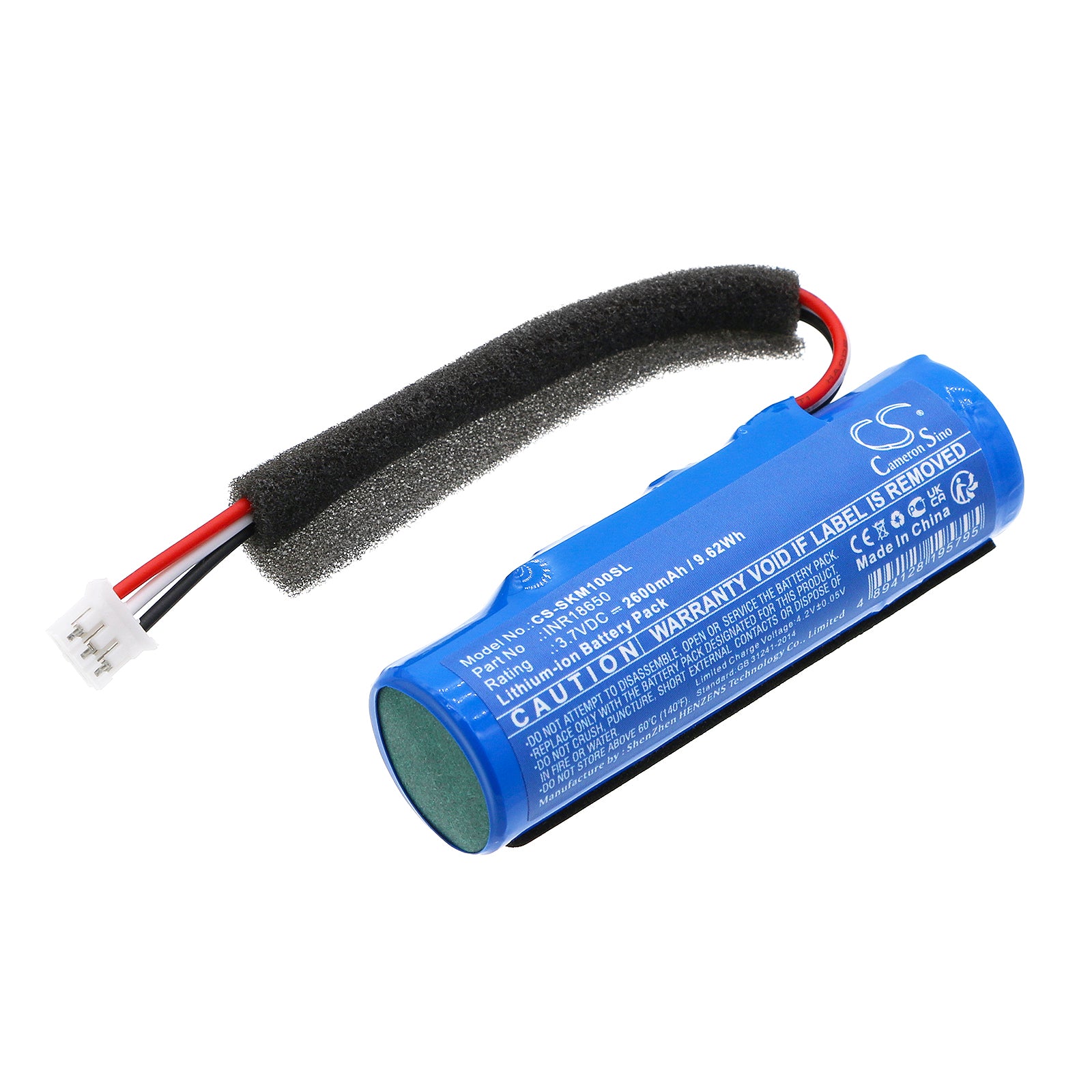 Li-ion, Speaker Battery fits Skullcandy Terrain Mini, Terrain Mini Xt, 3.7V, 2600mAh Speaker Cameron Sino Technology Limited
