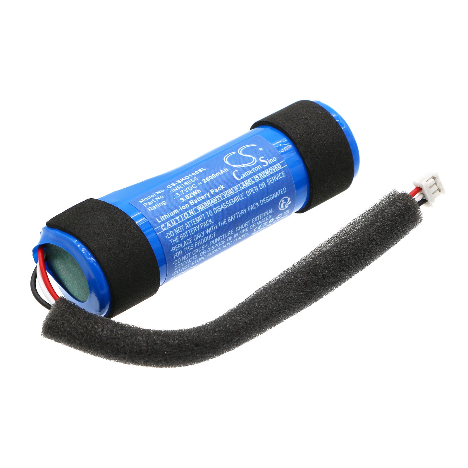 Li-ion, Speaker Battery fits Skullcandy 2sksk1844, Ounce Xt, 3.7V, 2600mAh Speaker Cameron Sino Technology Limited