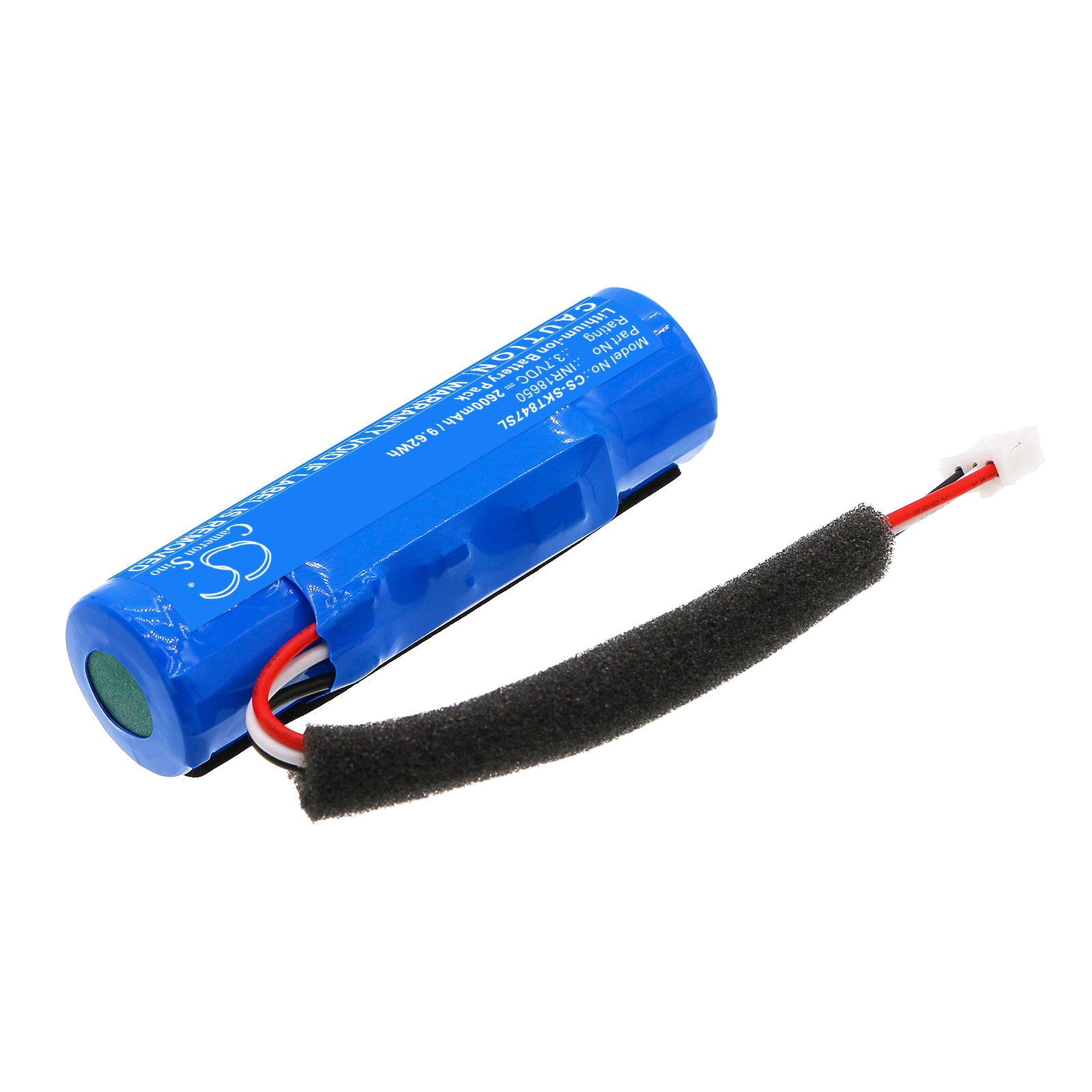 3.7V, Li-ion, 2600mAh, Battery fits Skullcandy 2SKSK1847, Terrain, 9.62Wh Speaker Cameron Sino Technology Limited