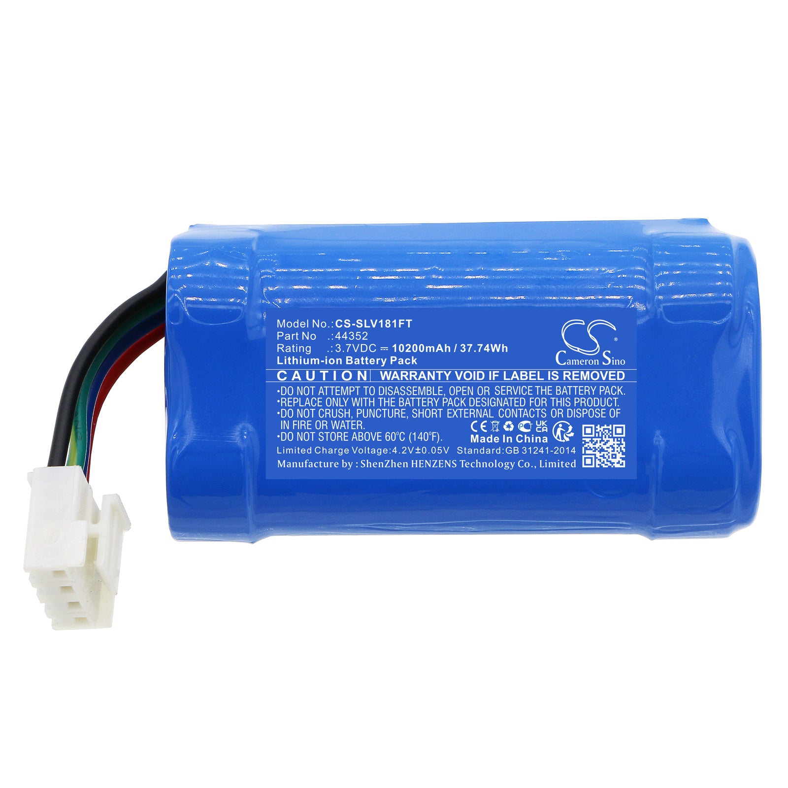 Li-ion, Flashlight Battery fits Streamlight Vulcan 180 Haz Lo, 3.7V, 10200mAh Flashlight Cameron Sino Technology Limited