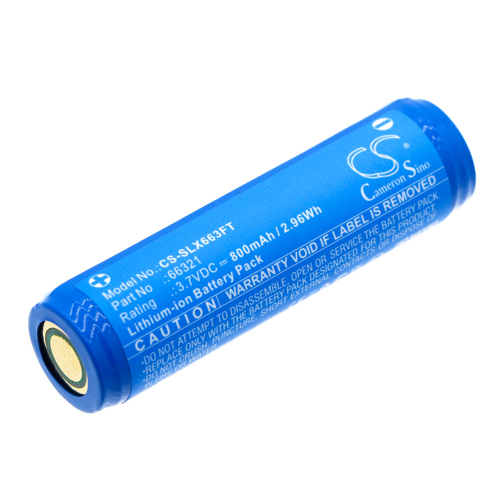 Li-ion, Flashlight Battery fits Streamlight 66320 Flashlight, Microstream, 3.7V, 800mAh Flashlight Cameron Sino Technology Limited