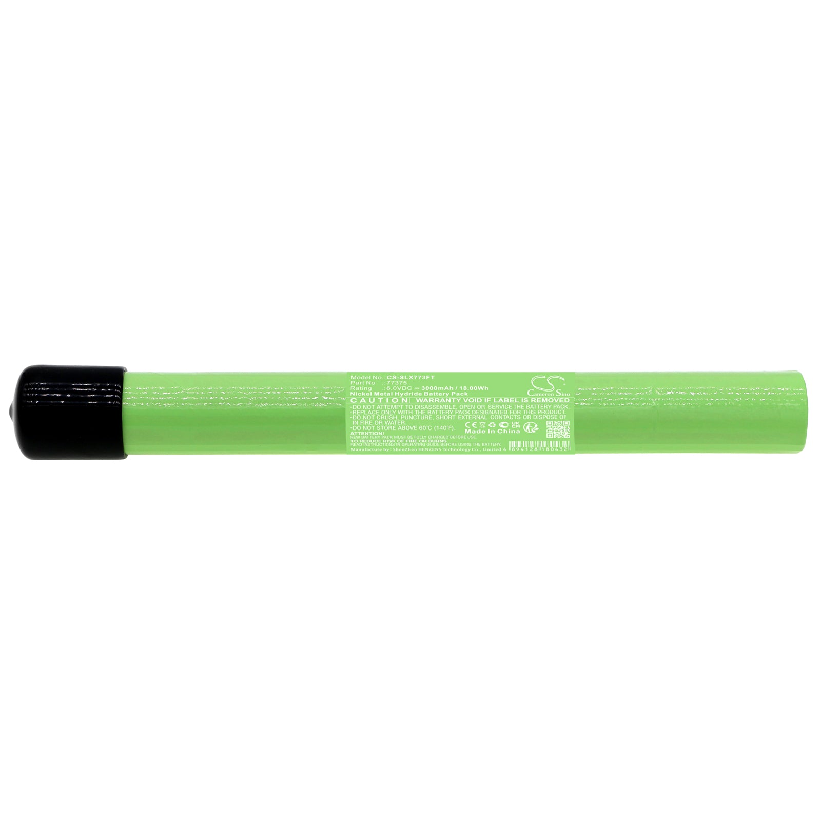 Ni-MH, Flashlight Battery fits Streamlight Sl-20l, Sl-20lp, 6.0V, 3000mAh Flashlight Cameron Sino Technology Limited