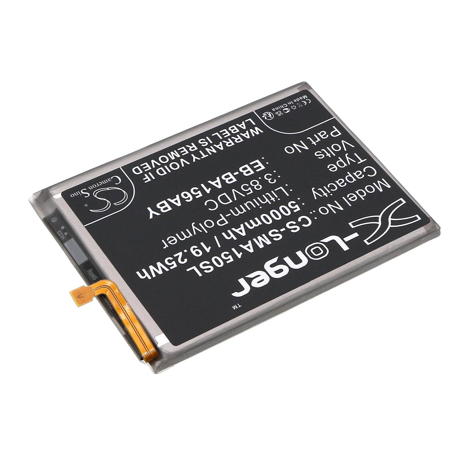 Li-Polymer, Mobile, SmartPhone Battery fits Samsung Galaxy A15 4g 2024, Galaxy A15 5g 2024, 3.85V, 5000mAh Mobile & SmartPhone Cameron Sino Technology Limited