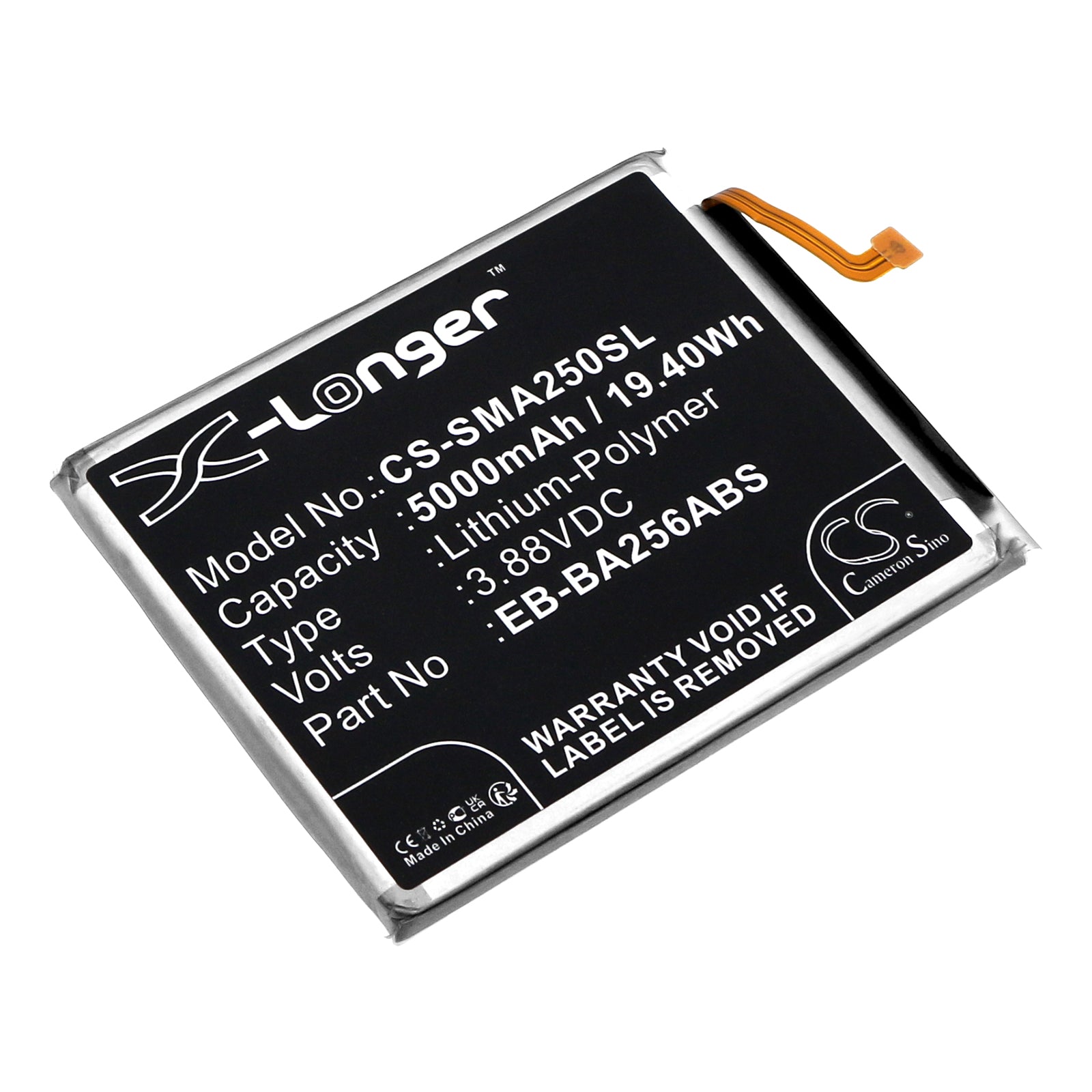 Li-Polymer, Mobile, SmartPhone Battery fits Samsung Galaxy A25, Galaxy A25 5g, 3.88V, 5000mAh Mobile & SmartPhone Cameron Sino Technology Limited