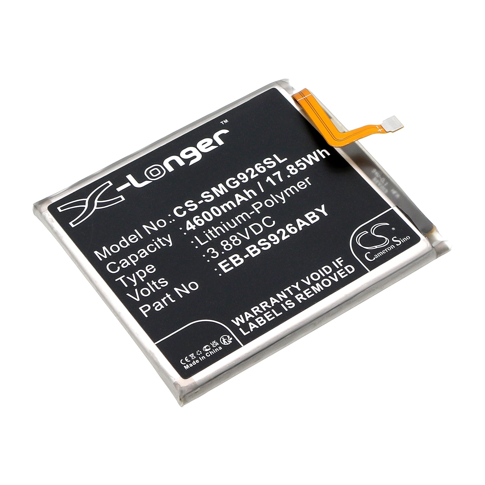 Li-Polymer, Mobile, SmartPhone Battery fits Samsung Galaxy S24 Plus, Galaxy S24+, 3.88V, 4600mAh Mobile & SmartPhone Cameron Sino Technology Limited