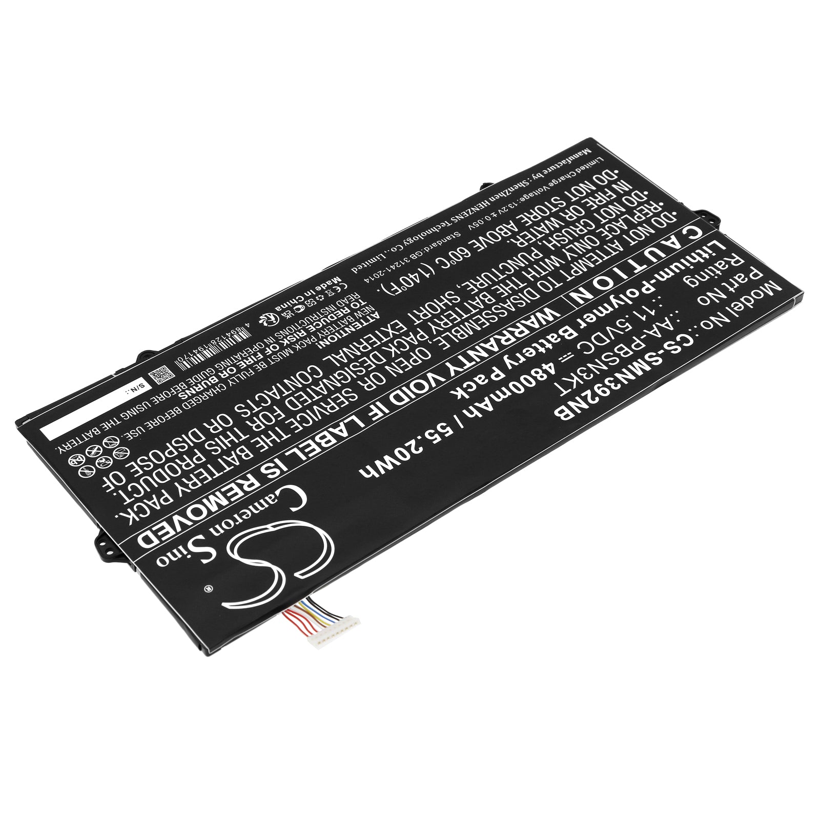 Li-Polymer, Notebook, Laptop Battery fits Samsung 730mbe, Notebook 7 Np730xbe, 11.5V, 4800mAh Notebook, Laptop Cameron Sino Technology Limited