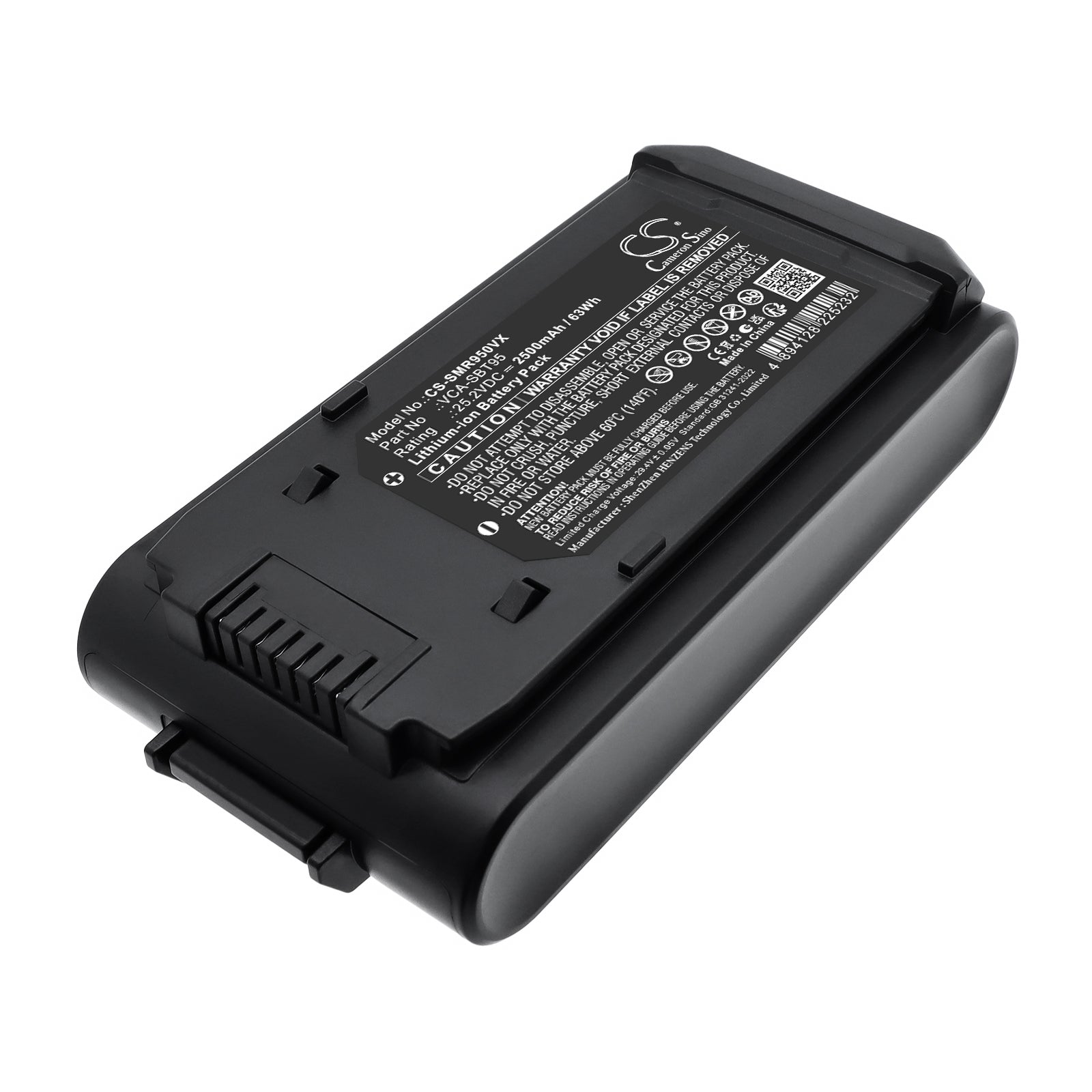 25.2V, Li-ion, 2500mAh, Battery fits Samsung Bespoke Jet Pet Stick Vacuum, Jet 85, 63Wh Vacuum Cameron Sino Technology Limited