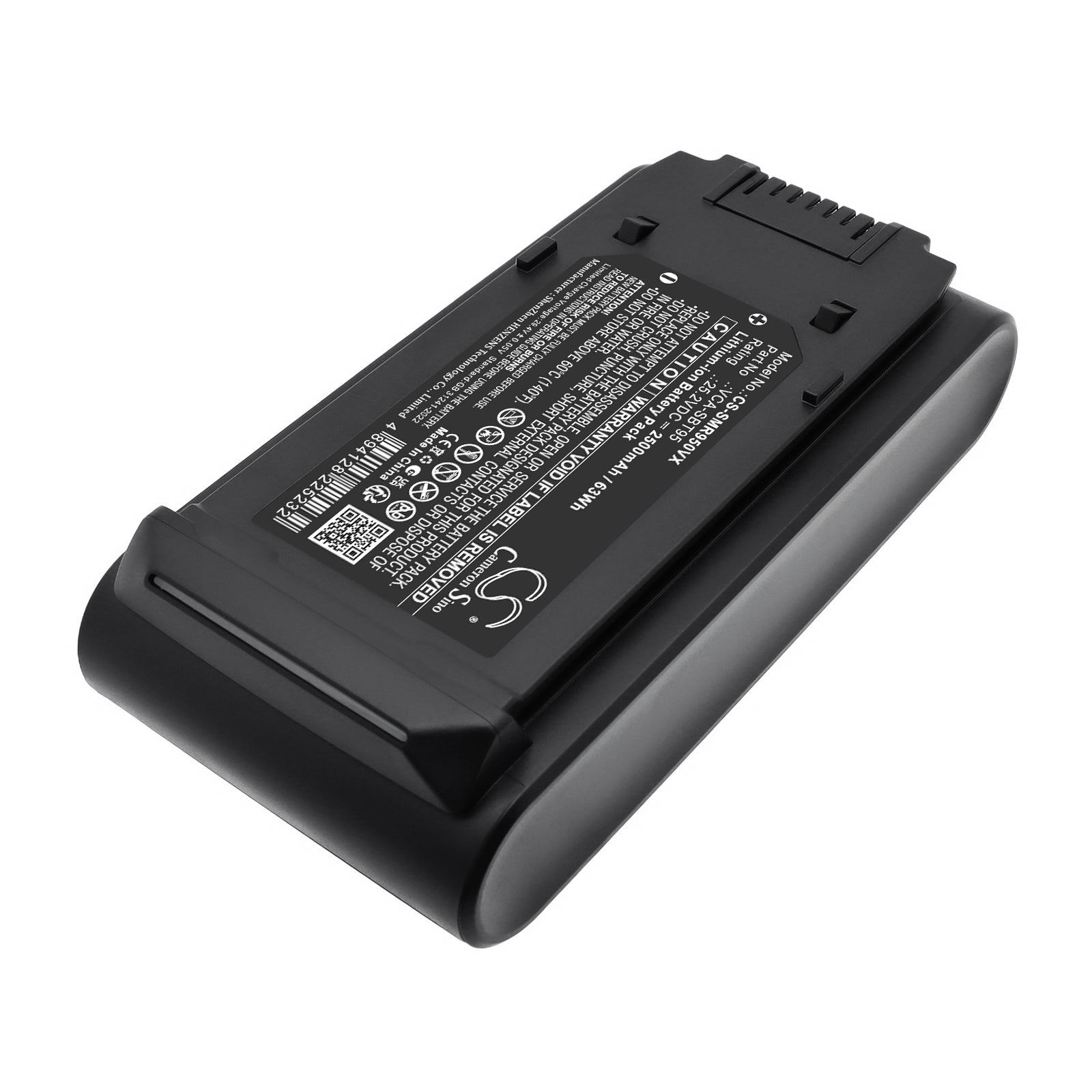 25.2V, Li-ion, 2500mAh, Battery fits Samsung Bespoke Jet Pet Stick Vacuum, Jet 85, 63Wh Vacuum Cameron Sino Technology Limited
