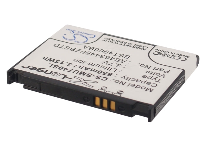 Li-ion, Mobile, SmartPhone Battery fits Samsung Sch-u740, Sch-u740 Alias, 3.7V, 850mAh Mobile & SmartPhone Cameron Sino Technology Limited