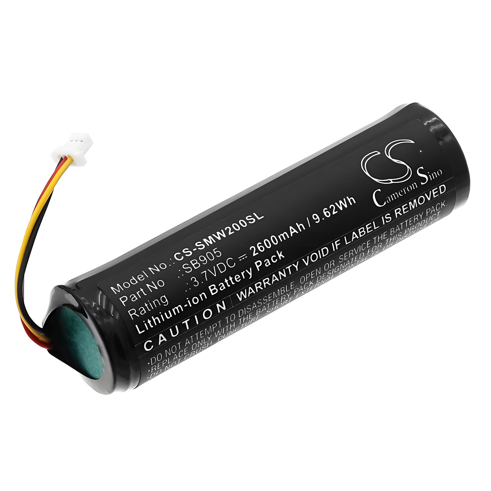 3.7V, Li-ion, 2600mAh, Battery fits Shure MXW Handheld Transmitter, MXW2 Handheld Transmitter, 9.62Wh Transmitters & Receiver Cameron Sino Technology Limited