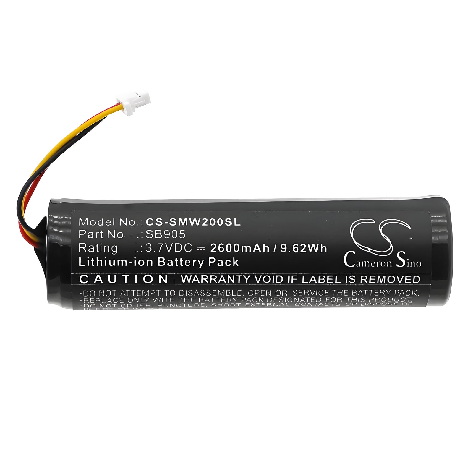 3.7V, Li-ion, 2600mAh, Battery fits Shure MXW Handheld Transmitter, MXW2 Handheld Transmitter, 9.62Wh Transmitters & Receiver Cameron Sino Technology Limited