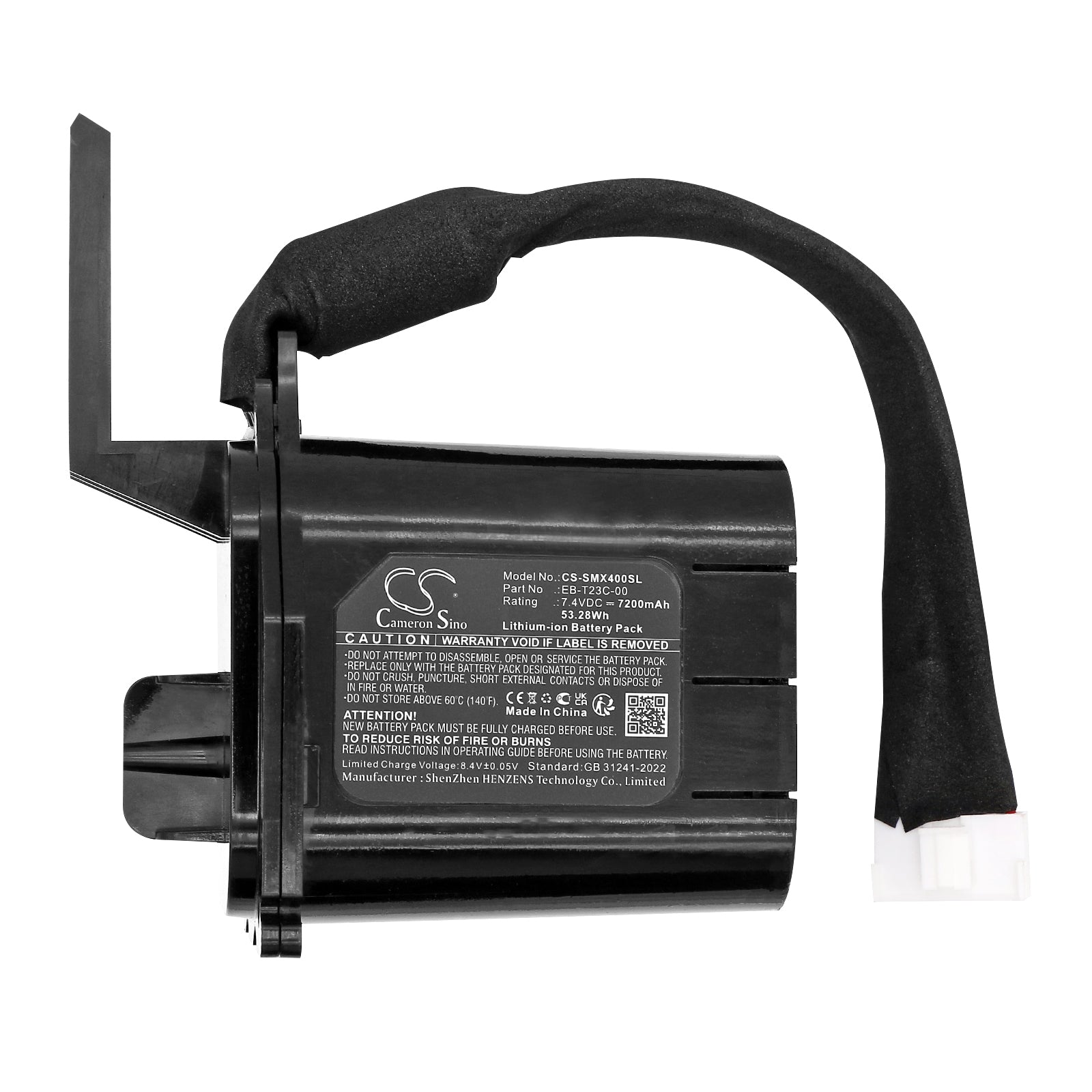 7.4V, Li-ion, 7200mAh, Battery fits Samsung MX-ST40B, MX-ST40B/XY, 53.28Wh Speaker Cameron Sino Technology Limited
