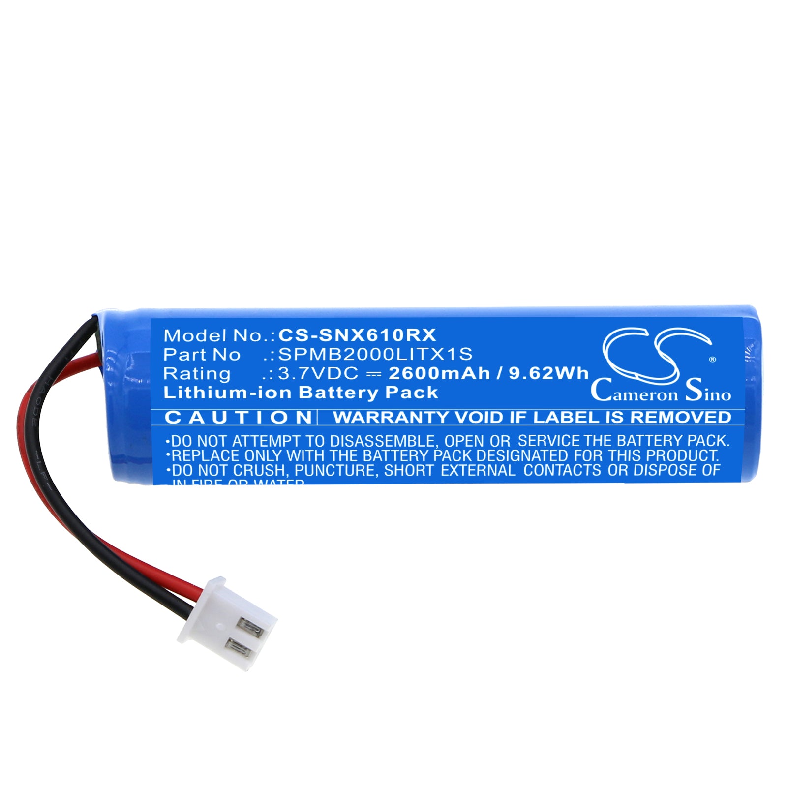 Li-ion, Remote Controller Battery fits Spektrum Transmitter Nx6, Transmitter Nx8, 3.7V, 2600mAh Remote Controller Cameron Sino Technology Limited
