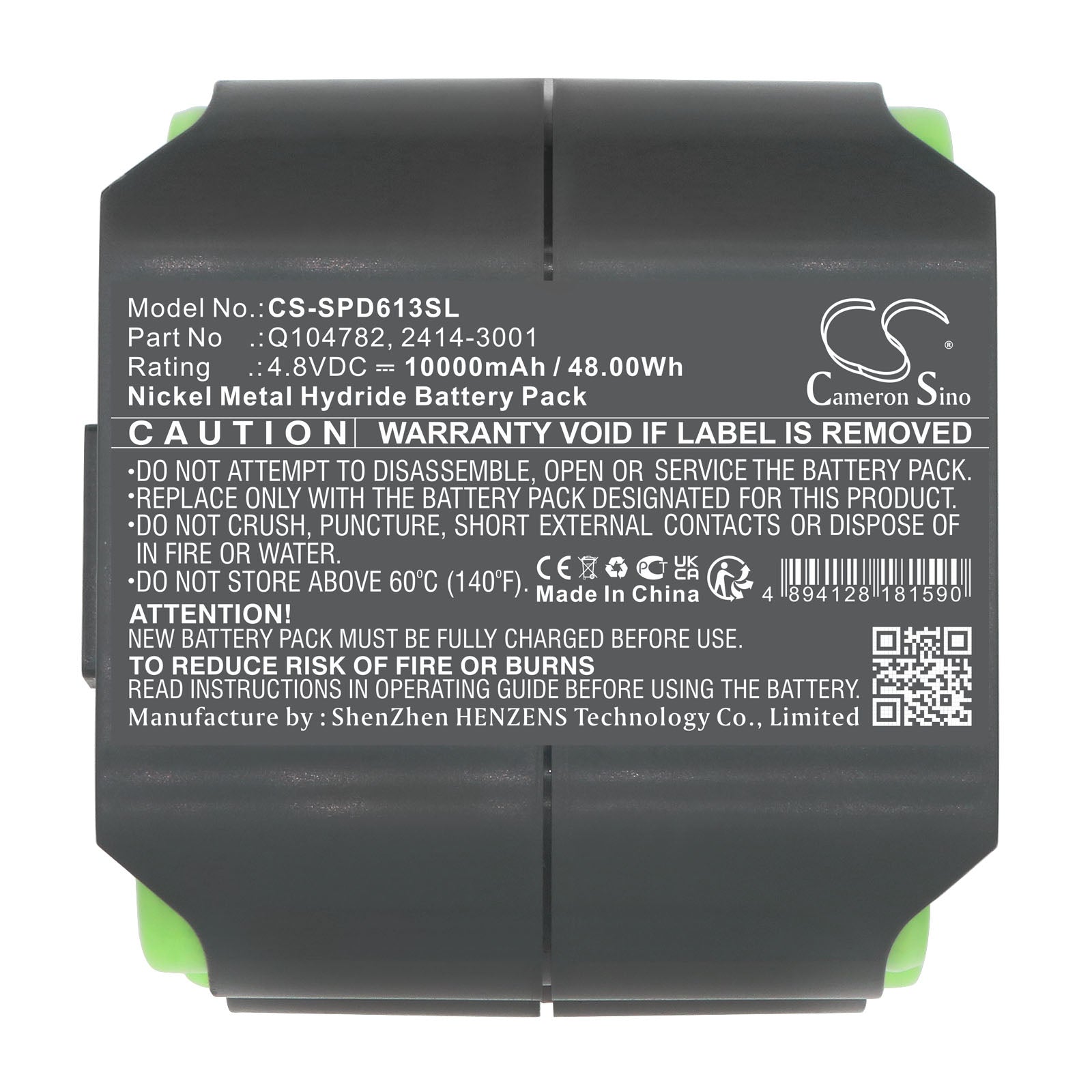 Ni-MH, Equipment, Survey, Test Battery fits Spectra Precision Dg613, Dg613g, 4.8V, 10000mAh Equipment, Survey, Test Cameron Sino Technology Limited