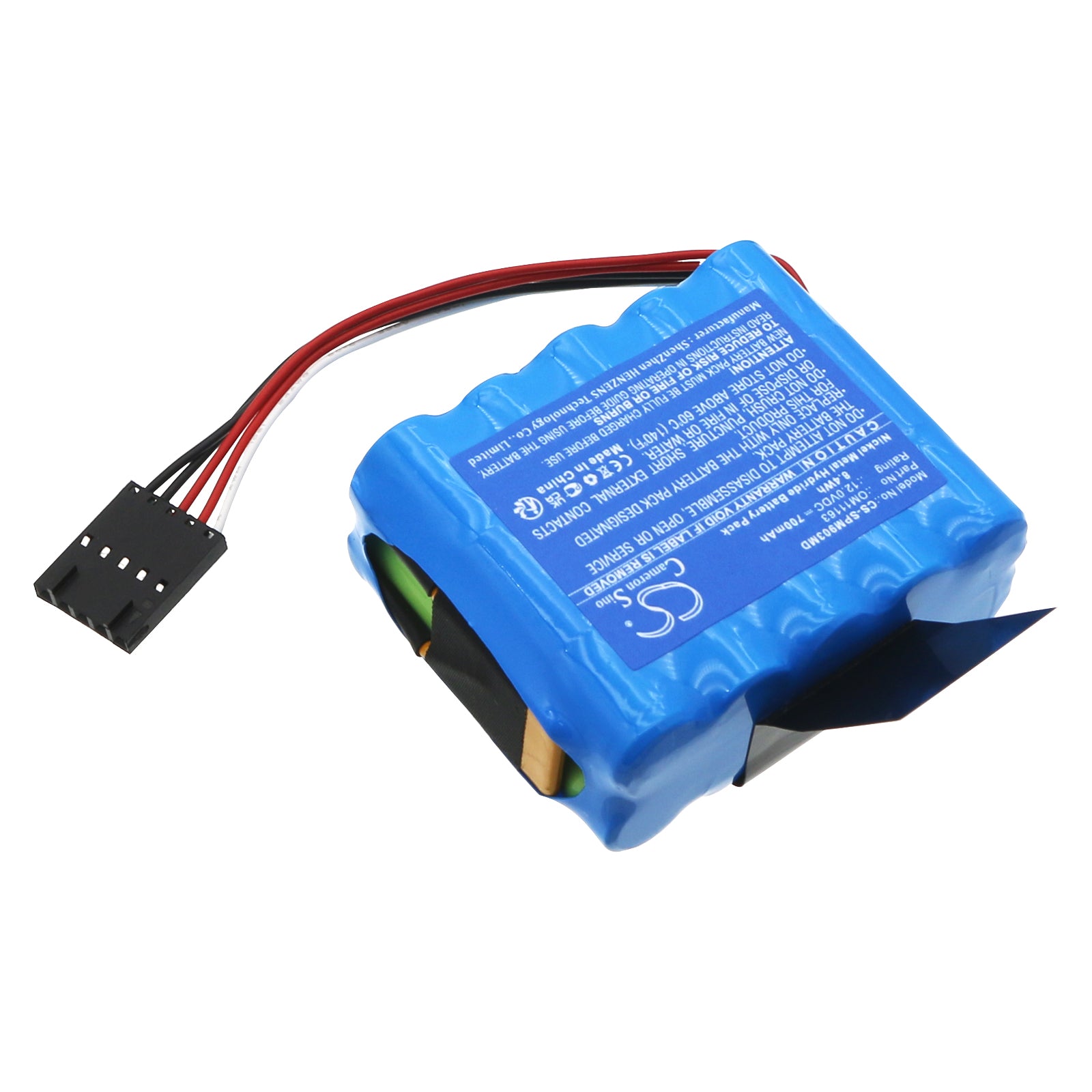 Ni-MH, Medical Battery fits Spacelabs 90363, 90363 Patient Monitor, 12.0V, 700mAh Medical Cameron Sino Technology Limited