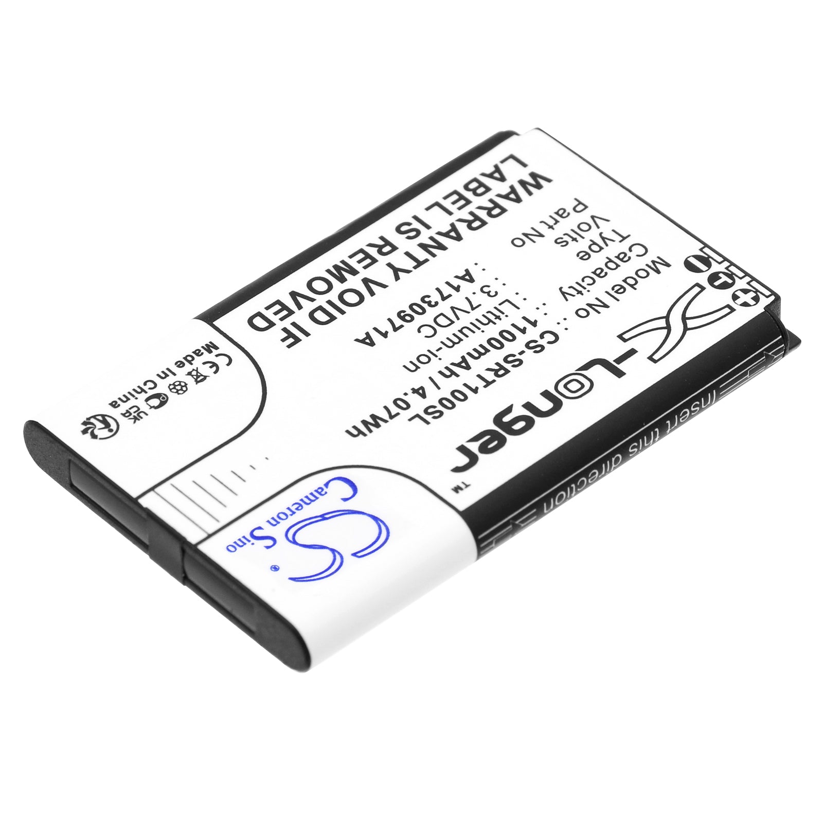 Li-ion, Speaker Battery fits Sony Ezw-rt10, S-air Wireless Transceiver, 3.7V, 1100mAh Speaker Cameron Sino Technology Limited
