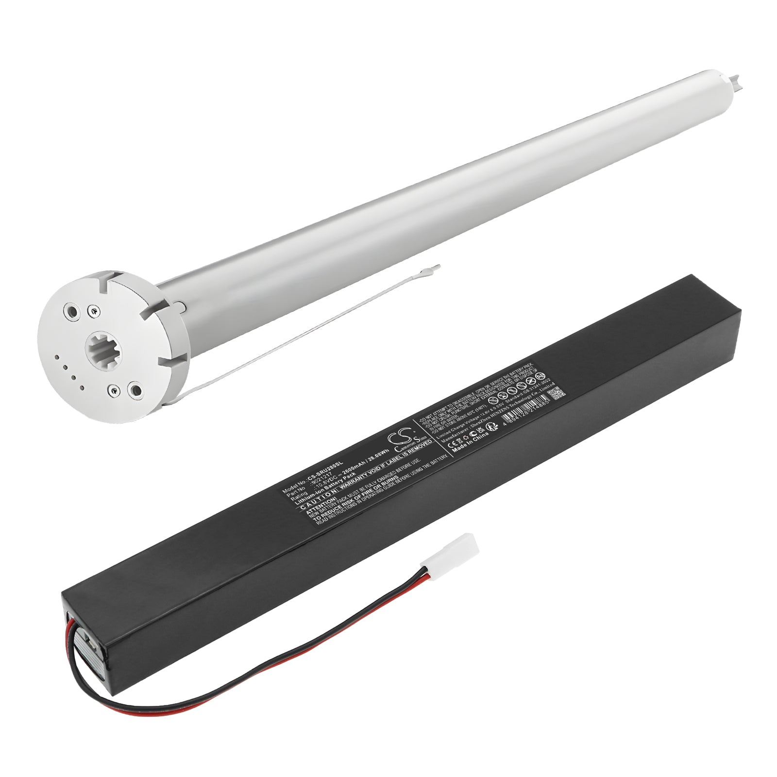 10.8V, Li-ion, 2600mAh, Battery fits Somfy CL32 Cord Lift, RU 30 Junior, 28.08Wh Smart Home Cameron Sino Technology Limited