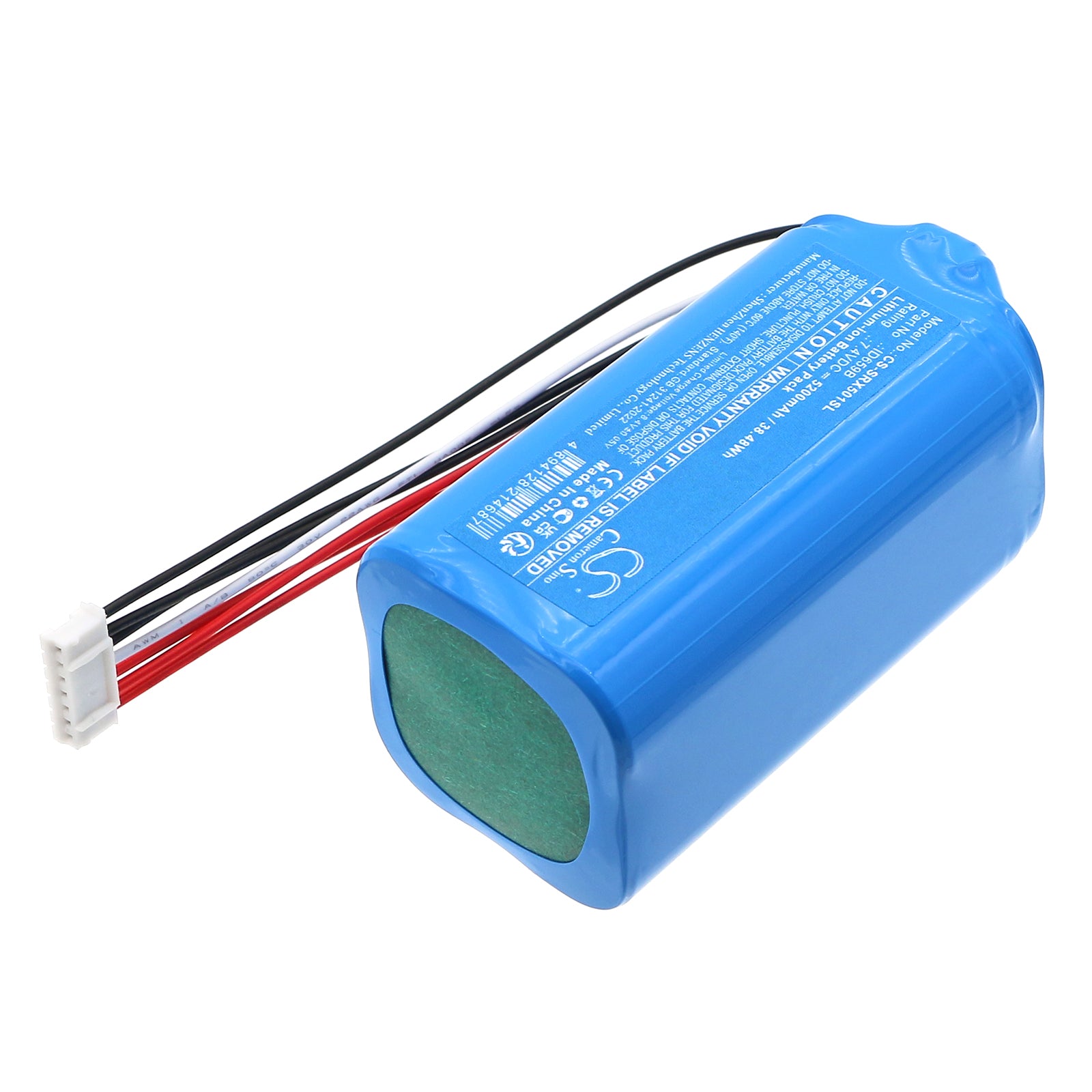 7.4V, Li-ion, 5200mAh, Battery fits Sony SRS-XB501, SRS-XB501G, 38.48Wh Speaker Cameron Sino Technology Limited
