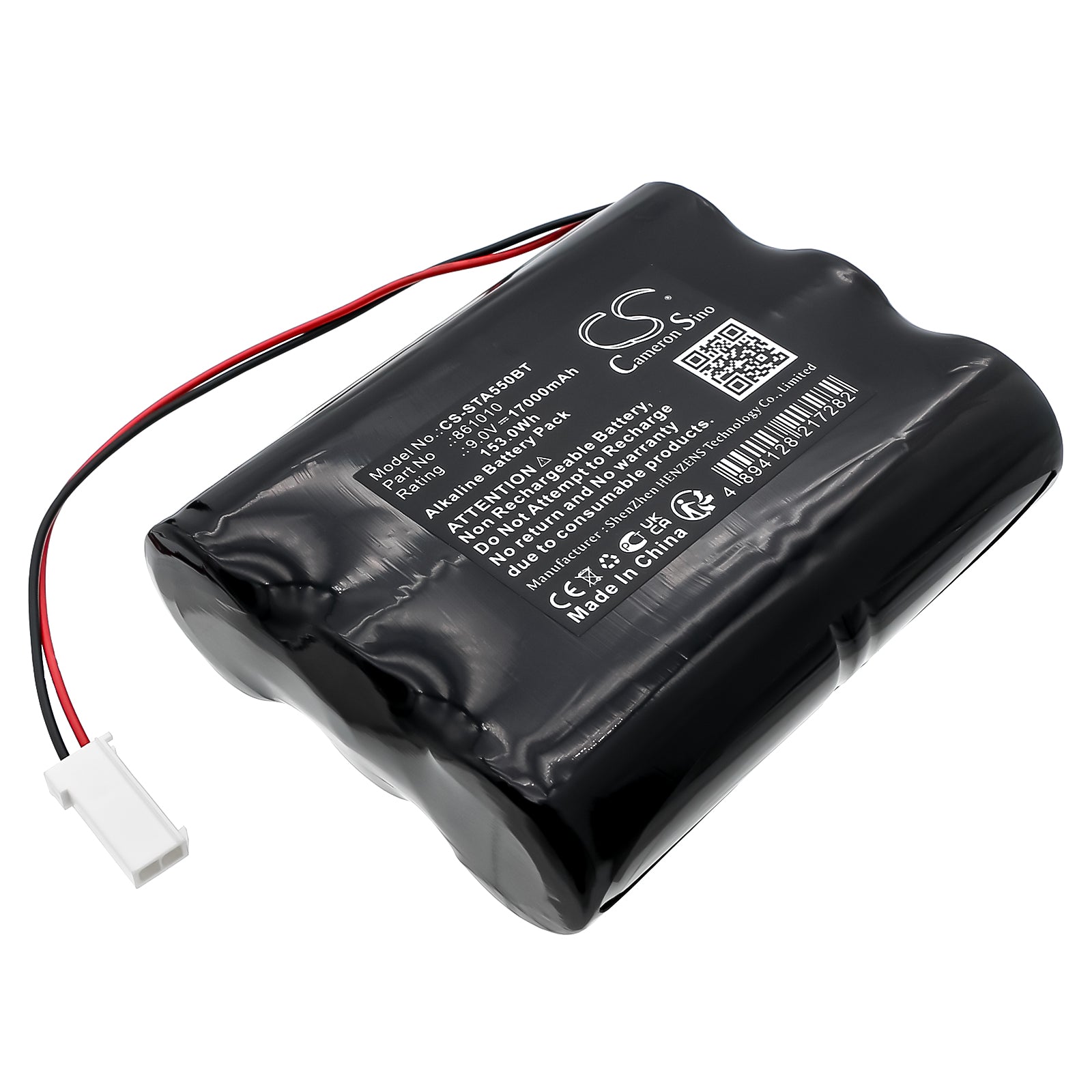 9V Alkaline Battery 17000mAh 153Wh Fits Silentron 5501 5503 5532 Alarm Panels And Security Systems Alarm System Cameron Sino Technology Limited