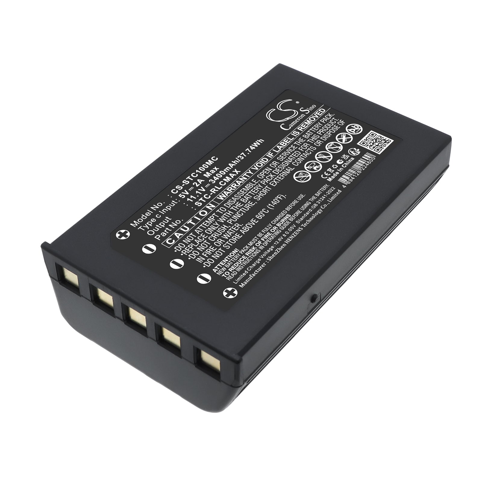 11.1V, Li-ion, 3400mAh, Battery fits Stealth Cam Deceptor Max, FieldMax, 37.74Wh Sports & Outdoors Cameron Sino Technology Limited