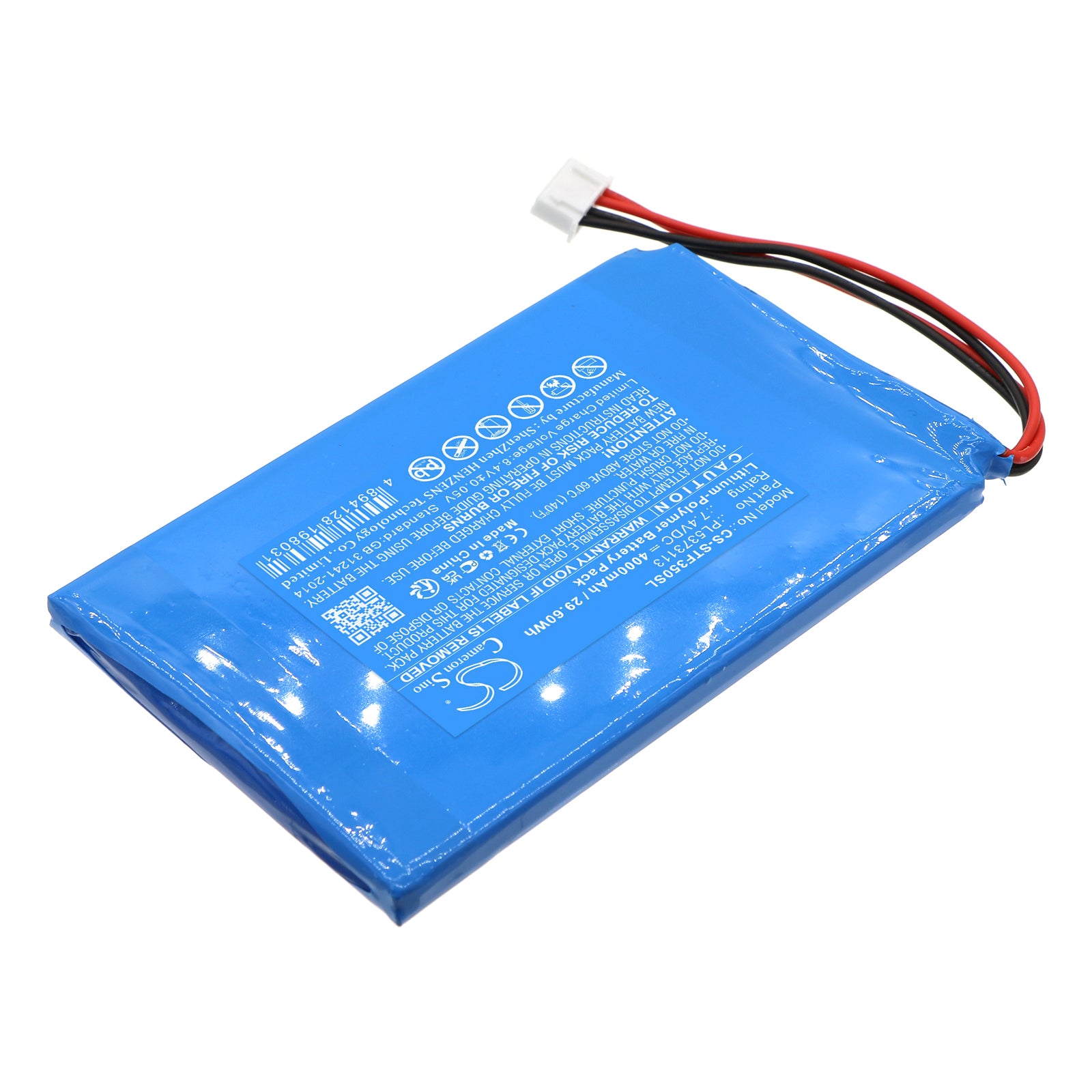 Li-Polymer, Equipment, Survey, Test Battery fits Securitytronix Ip Buddy+ All-in-1, St-f35, 7.4V, 4000mAh Equipment, Survey, Test Cameron Sino Technology Limited