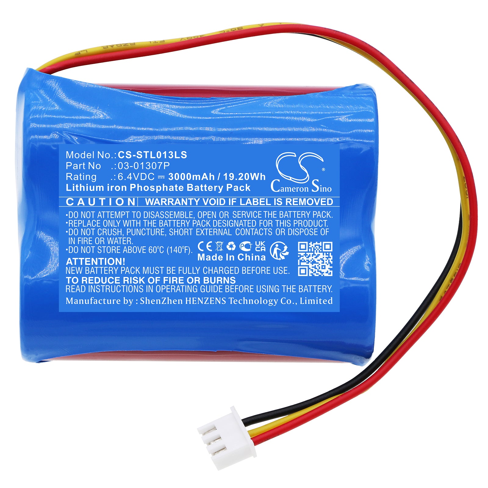 LiFePO4, Emergency Lighting Battery fits Stanilite Pejllxcm-1, Pejllxcm-2, 6.4V, 3000mAh Emergency Lighting Cameron Sino Technology Limited