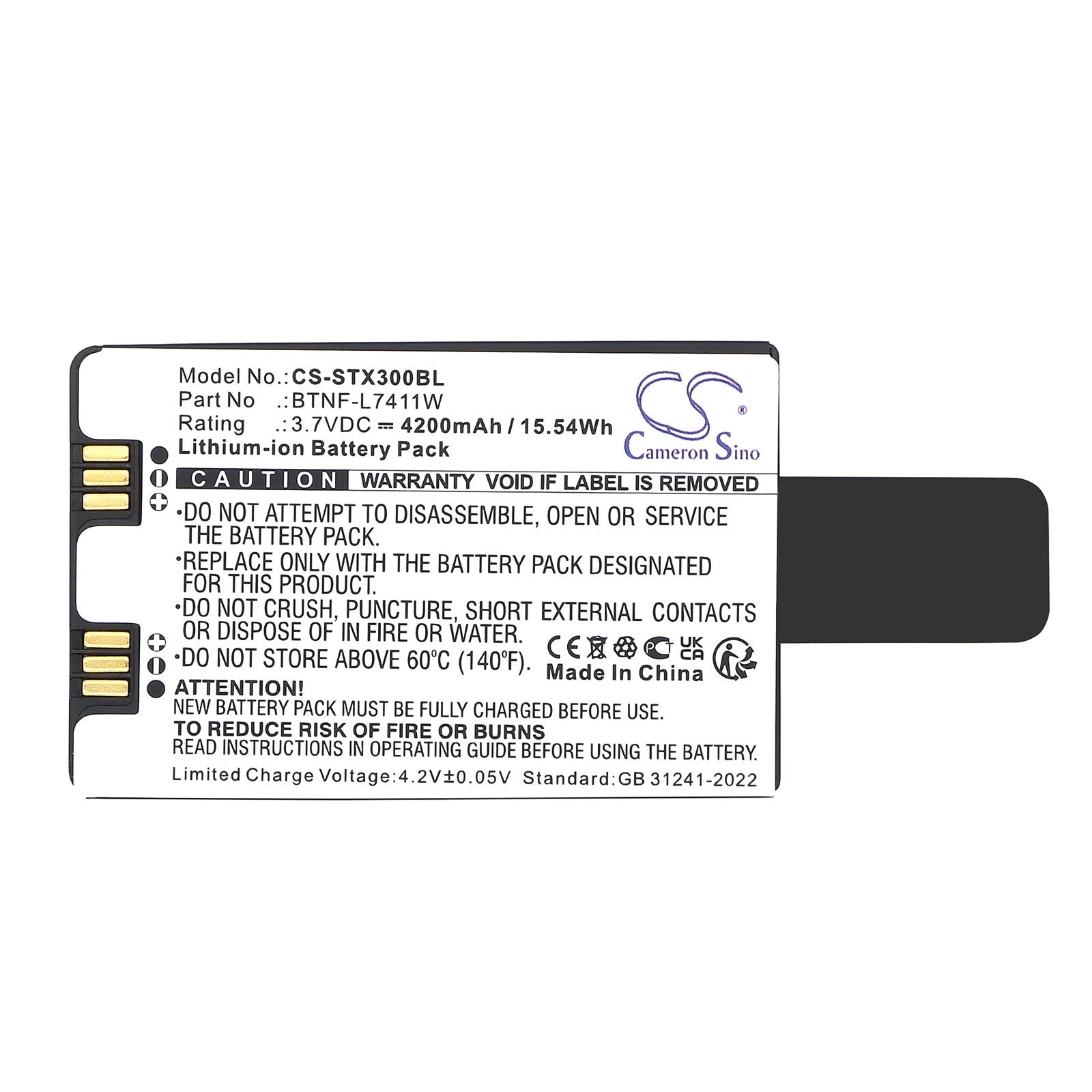 3.7V, Li-ion, 4200mAh, Battery fits Southern Polaris X3 Sanding Reed Handbook, 15.54Wh Equipment, Survey, Test Cameron Sino Technology Limited