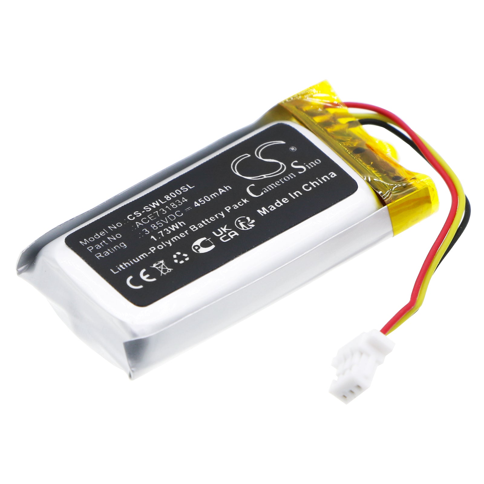 Li-Polymer, Speaker Battery fits Sony Linkbuds S Charging Case, Wf-ls900n Charging Case, 3.85V, 450mAh Speaker Cameron Sino Technology Limited