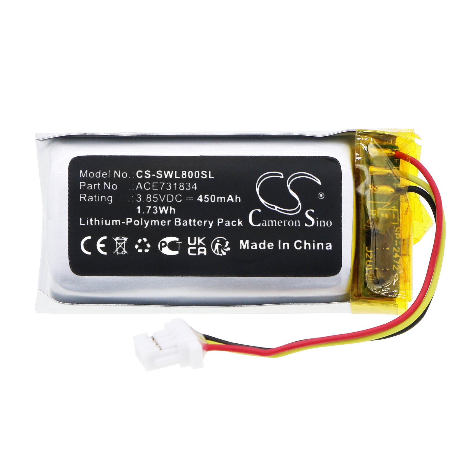 Li-Polymer, Speaker Battery fits Sony Linkbuds S Charging Case, Wf-ls900n Charging Case, 3.85V, 450mAh Speaker Cameron Sino Technology Limited