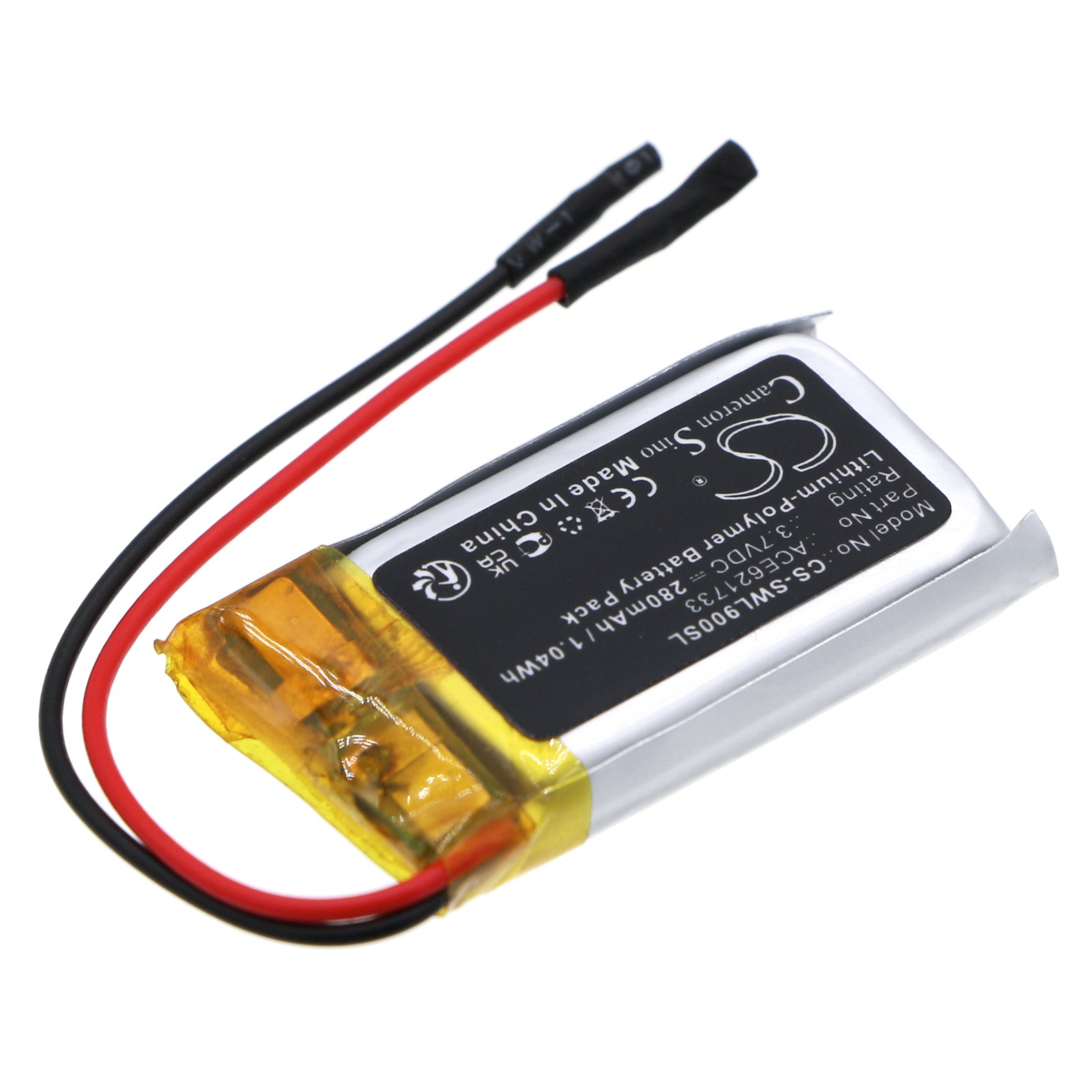 Li-Polymer, Wireless Headset Battery fits Sony Wf-l900 Charging Case, Wh-ch400, 3.7V, 280mAh Wireless Headset Cameron Sino Technology Limited