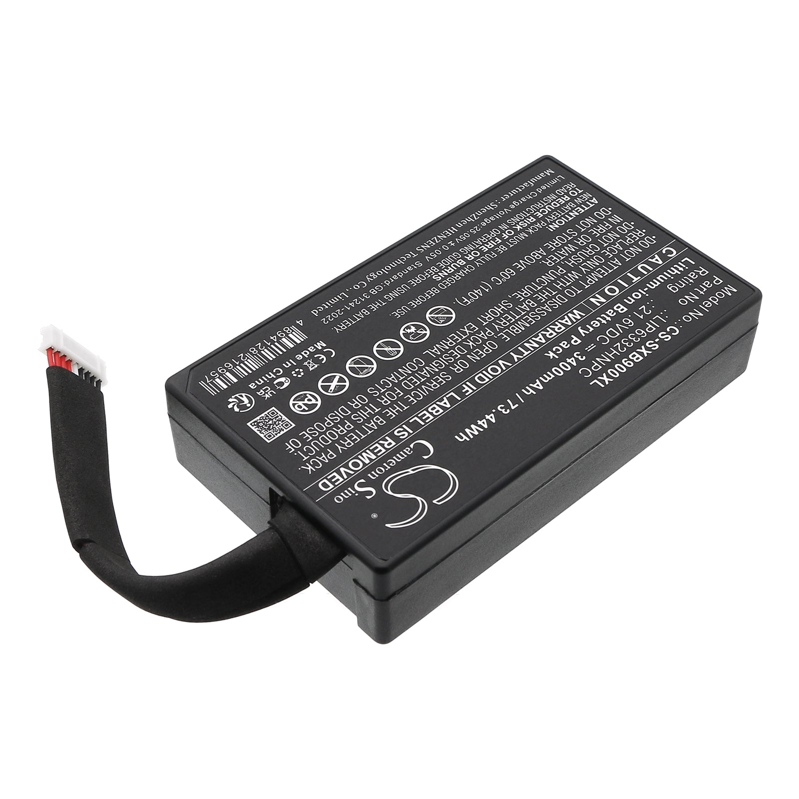 21.6V, Li-ion, 3400mAh, Battery fits Sony GTK-XB90, 73.44Wh Speaker Cameron Sino Technology Limited