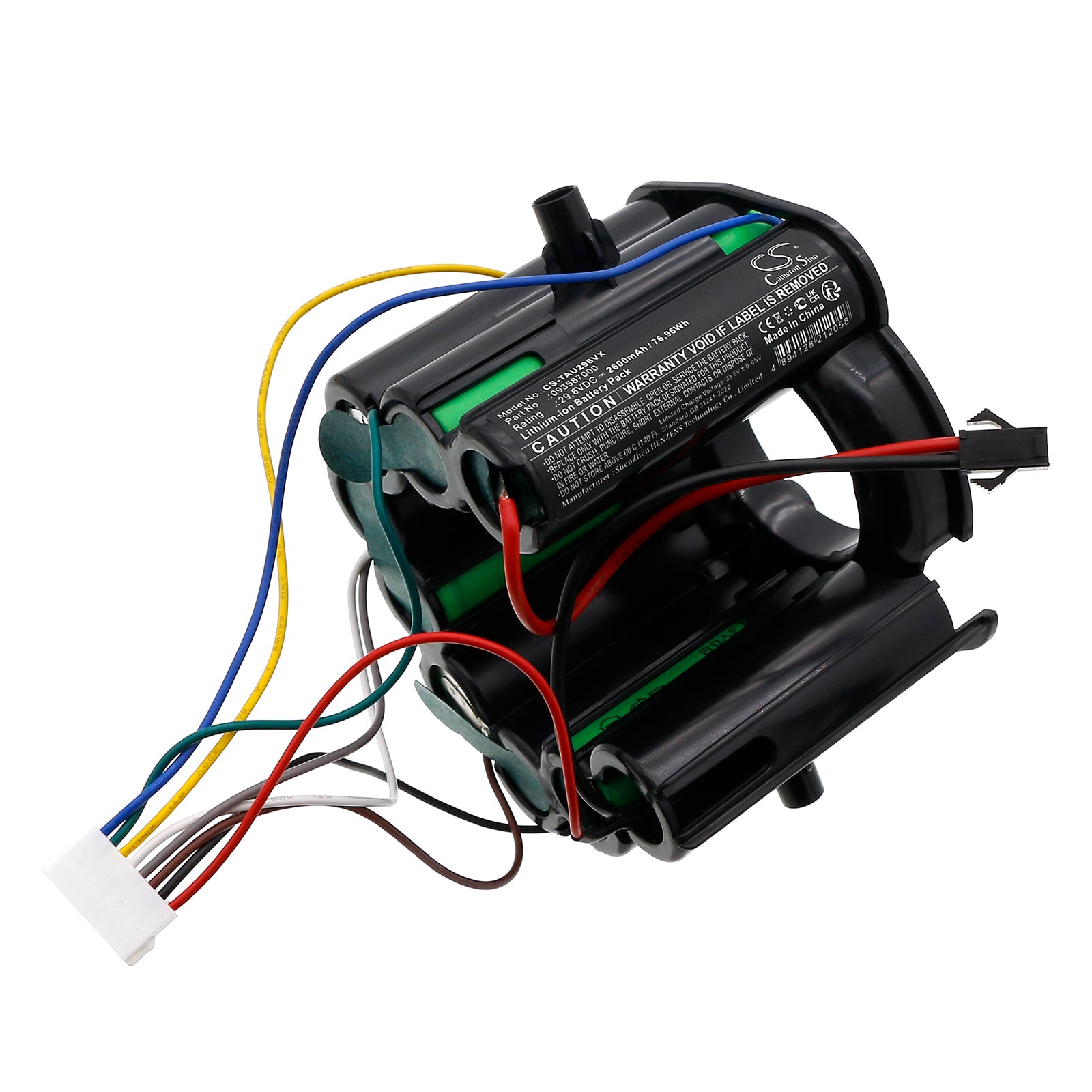 29.6V, Li-ion, 2600mAh, Battery fits Taurus 948178, Crossback 29.6, 76.96Wh Vacuum Cameron Sino Technology Limited