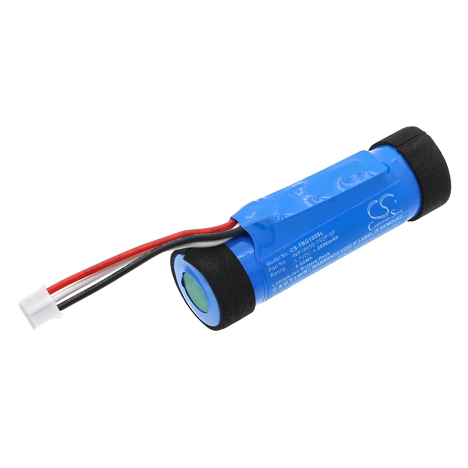 3.7V, Li-ion, 2600mAh, Battery fits Teufel Boomster Go, 9.62Wh Speaker Cameron Sino Technology Limited