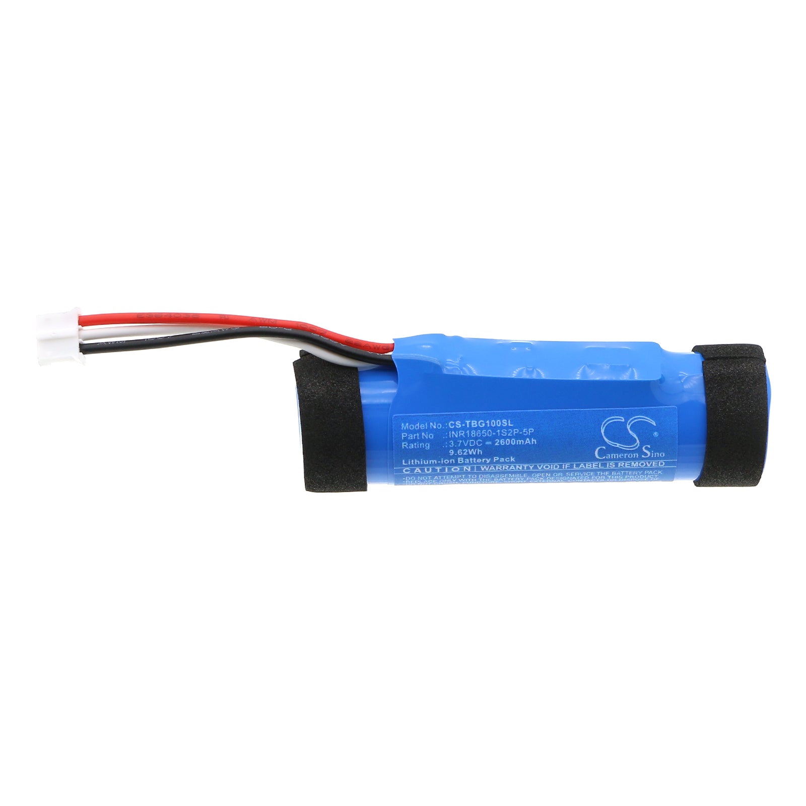3.7V, Li-ion, 2600mAh, Battery fits Teufel Boomster Go, 9.62Wh Speaker Cameron Sino Technology Limited
