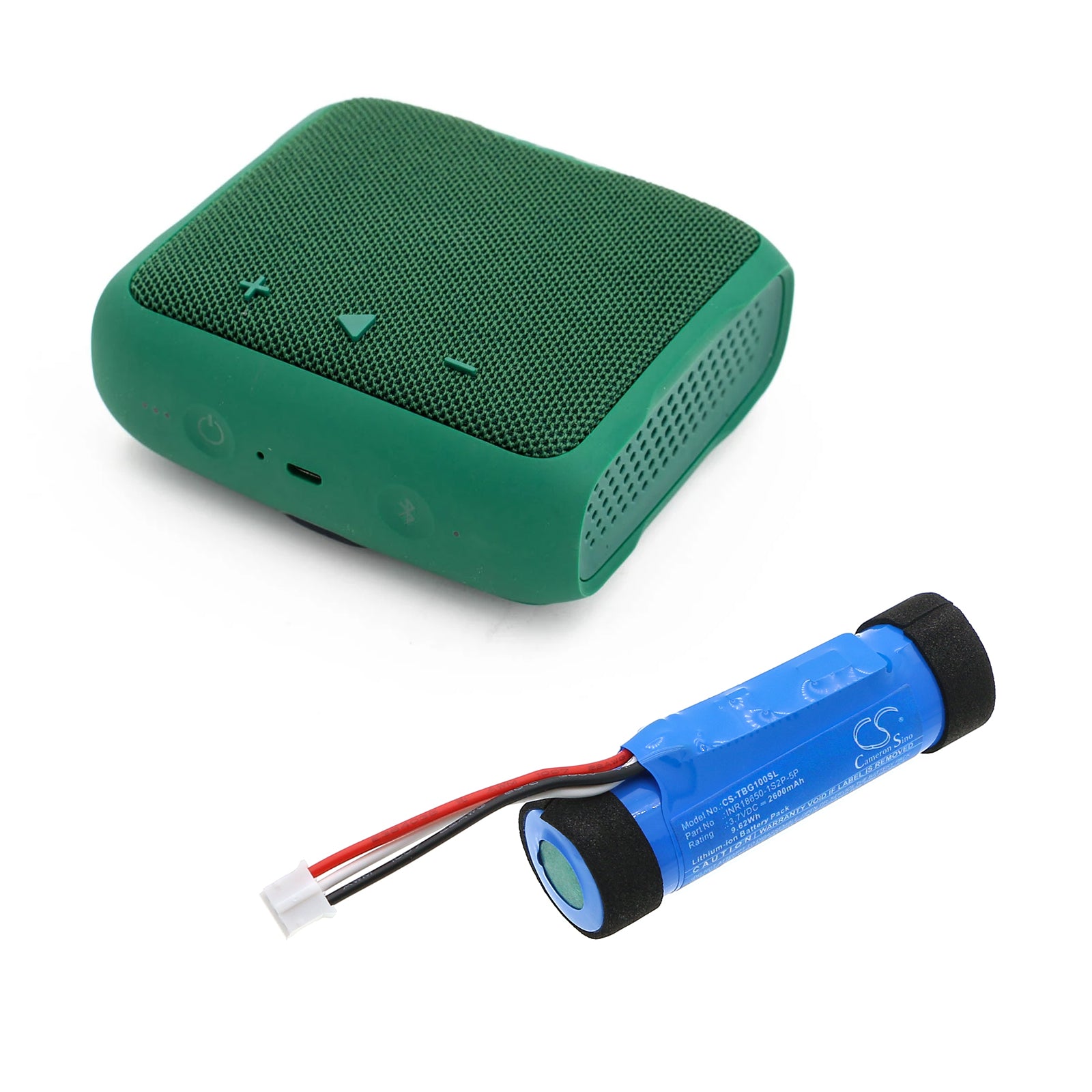 3.7V, Li-ion, 2600mAh, Battery fits Teufel Boomster Go, 9.62Wh Speaker Cameron Sino Technology Limited