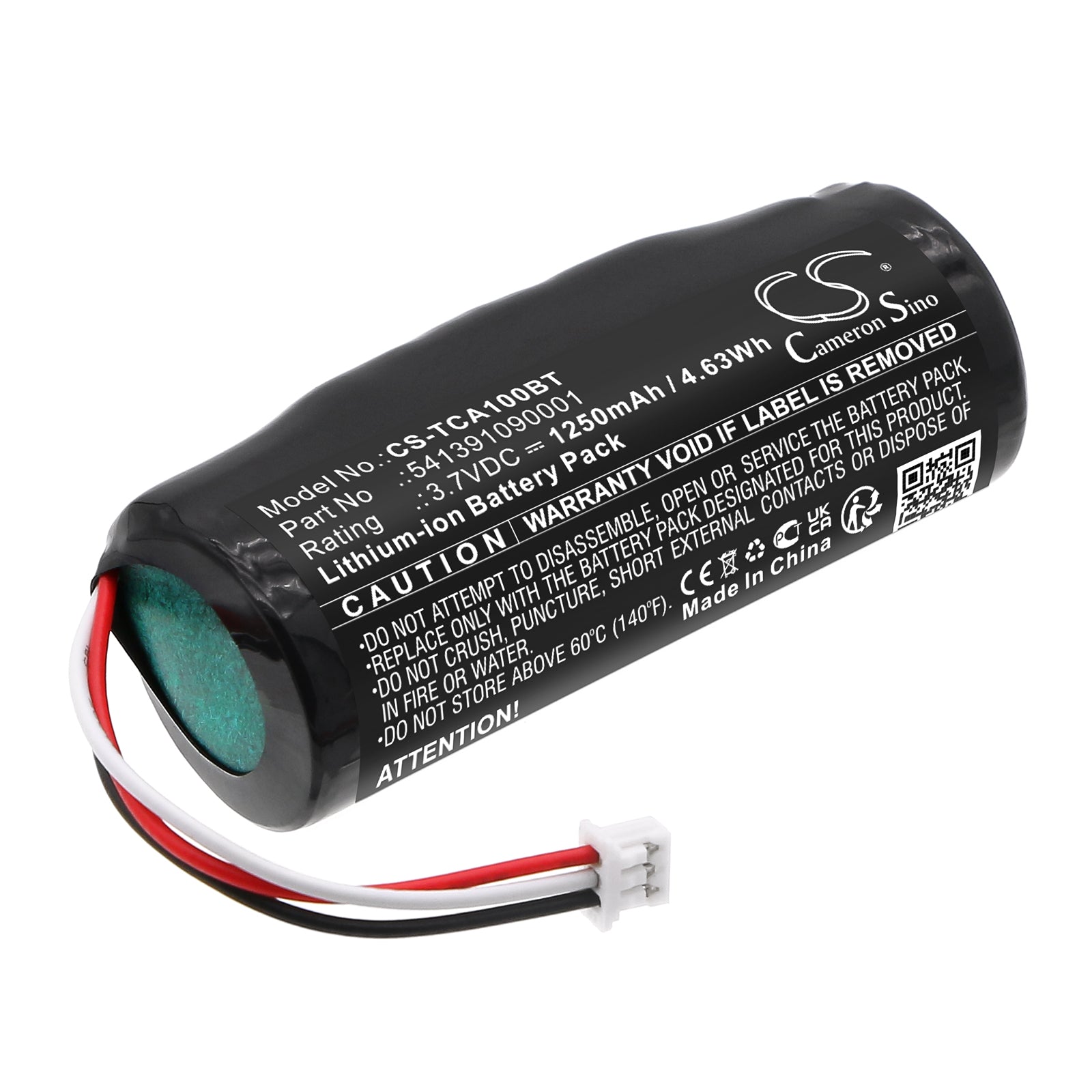 Technicolor TCHR1AZ0 Li Ion Battery 1250mAh 3.7 Volt Alarm System Cameron Sino Technology Limited