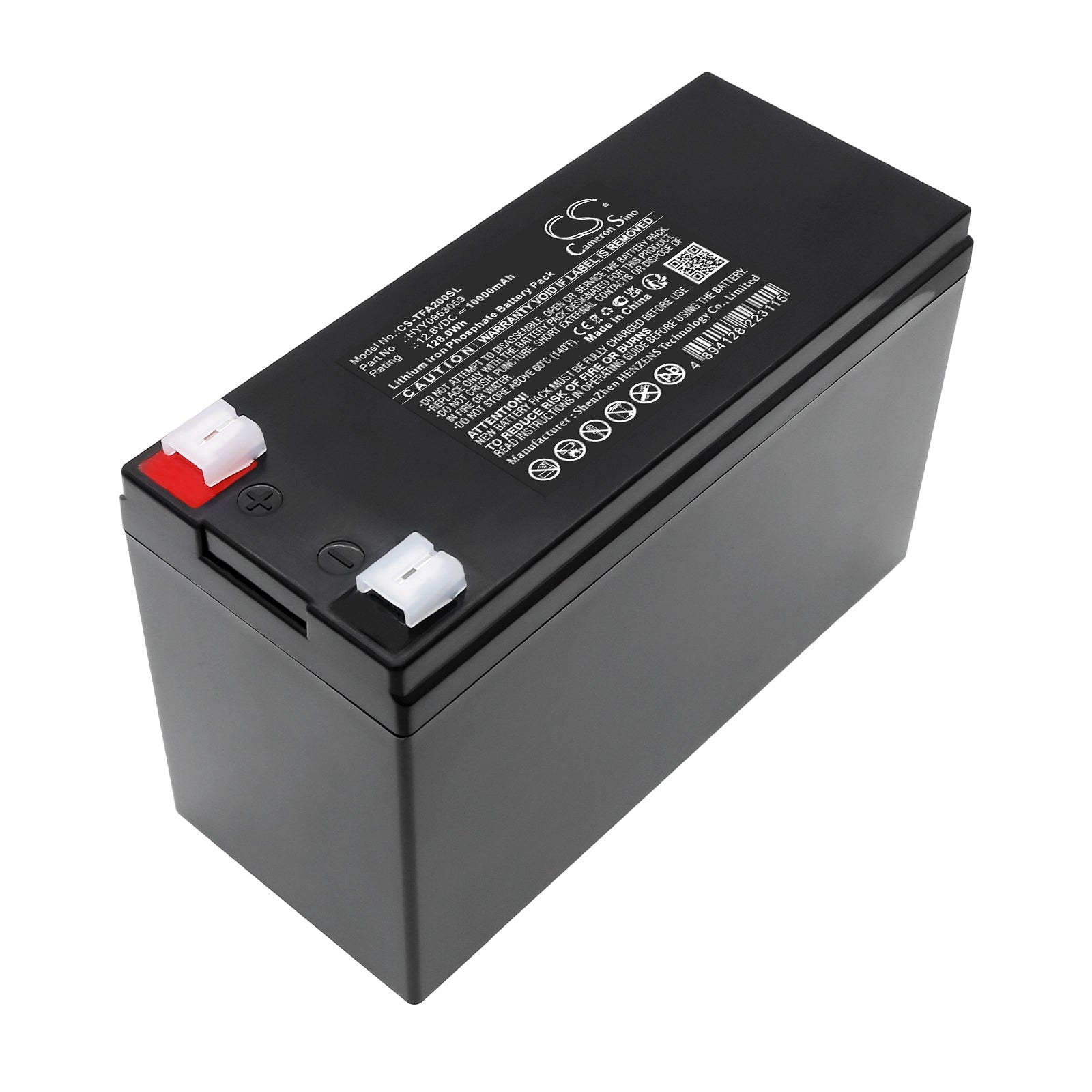 12.8V, LiFePO4, 10000mAh, Battery fits Teufel ROCKSTER Air 2, 128Wh Speaker Cameron Sino Technology Limited