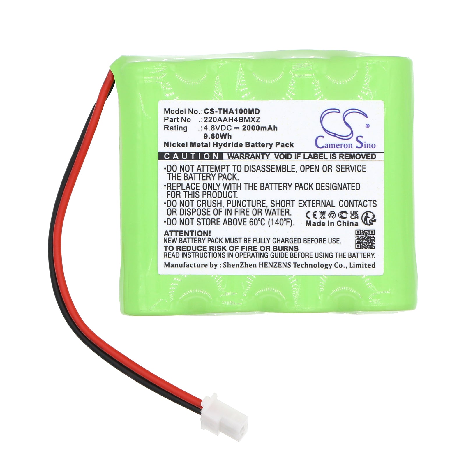 Ni-MH, Medical Battery fits I-tech Evo Ii, Mag1000 2018, 4.8V, 2000mAh Medical Cameron Sino Technology Limited