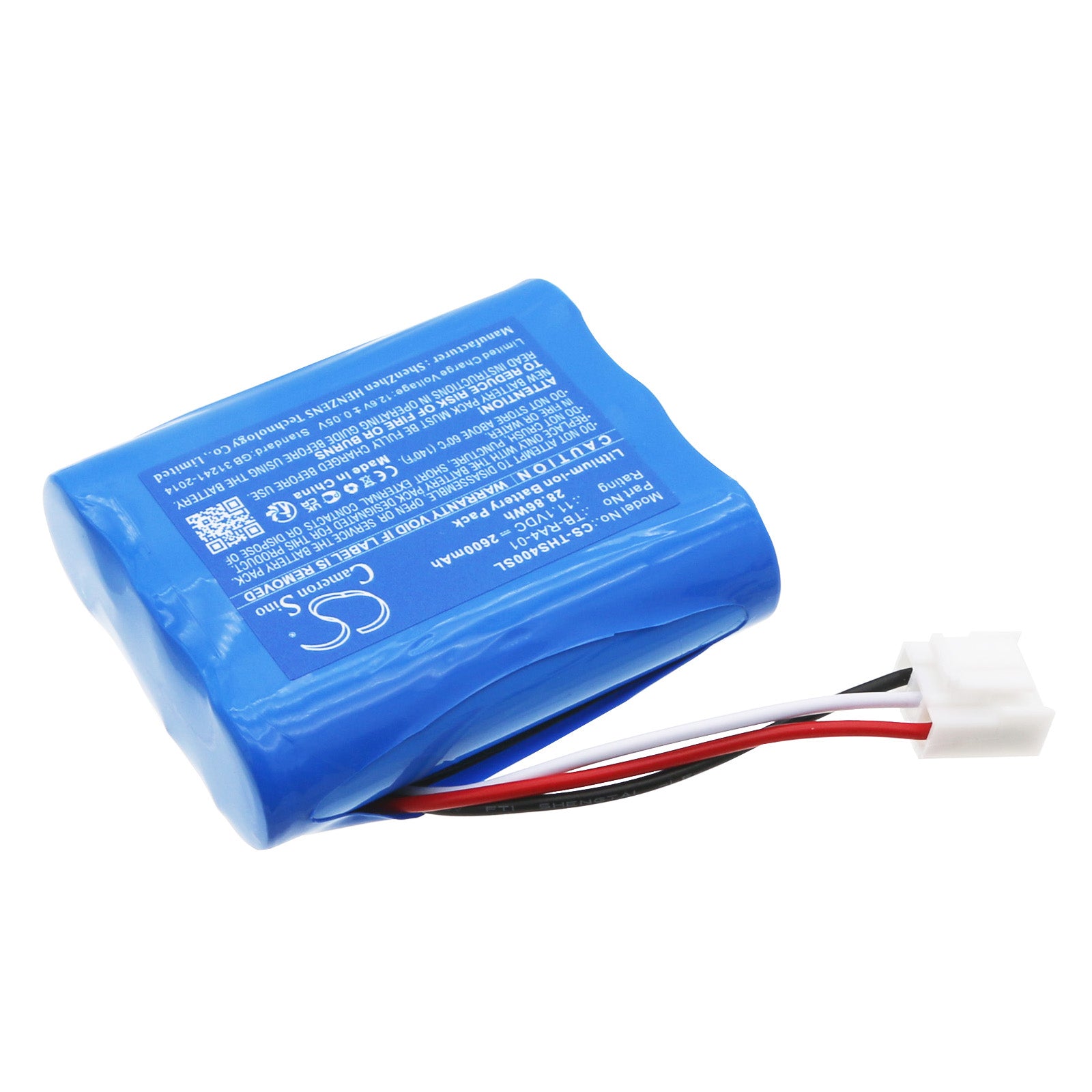 Li-ion, Personal Care Battery fits Therabody Theragun G4 Pro, Theragun G5 Pro, 11.1V, 2600mAh Personal Care Cameron Sino Technology Limited