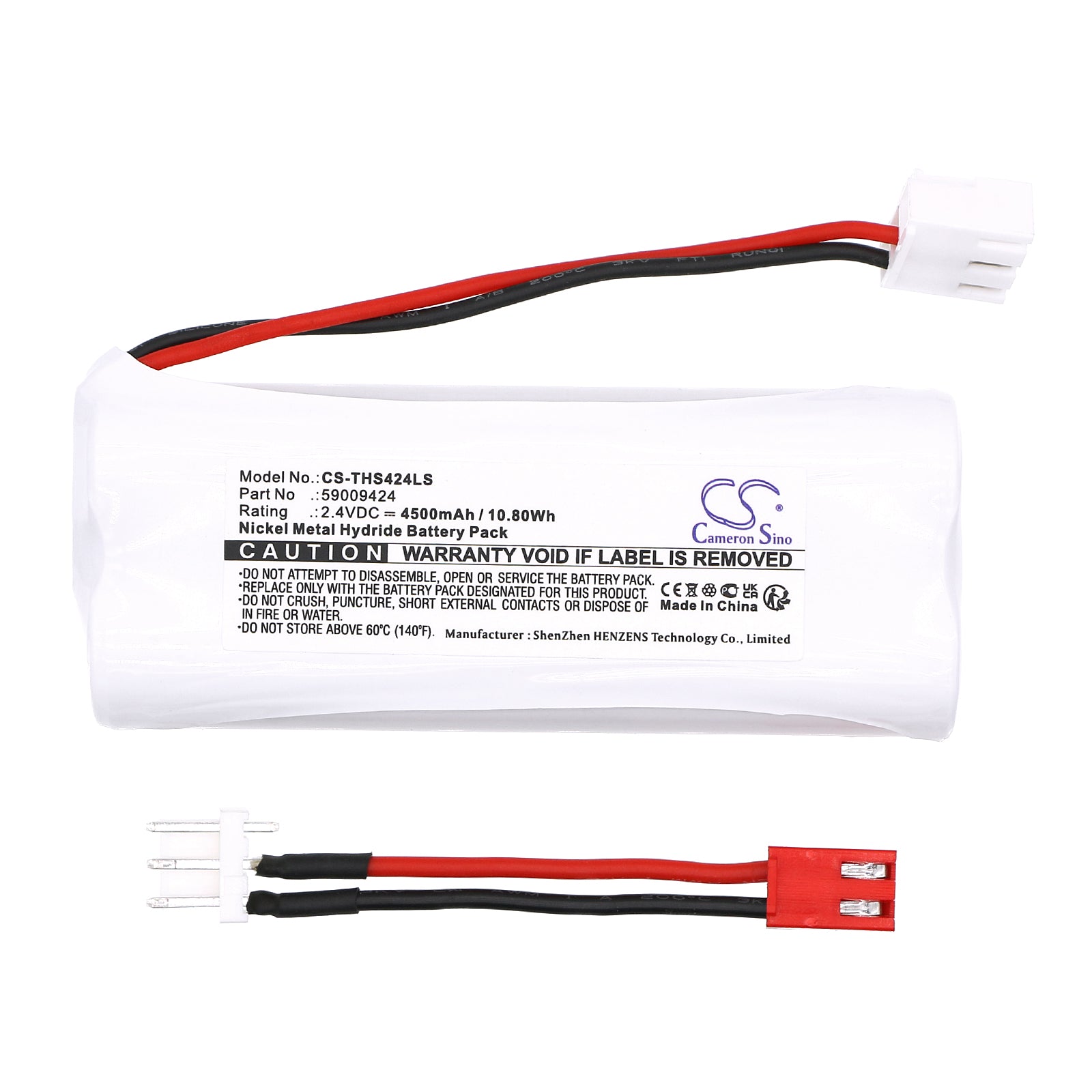Ni-MH, Emergency Lighting Battery fits Thorn Voyager Star La 2 Sbs Con3 75, 2.4V, 4500mAh Emergency Lighting Cameron Sino Technology Limited