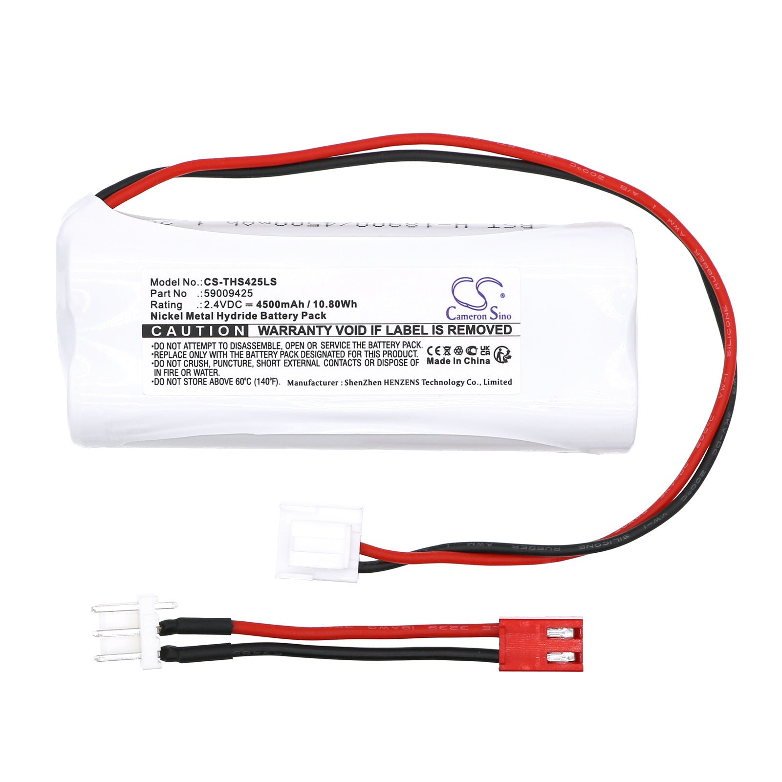 Ni-MH, Emergency Lighting Battery fits Thorn Voyager Star La 2 Sbs Con3 200, 2.4V, 4500mAh Emergency Lighting Cameron Sino Technology Limited