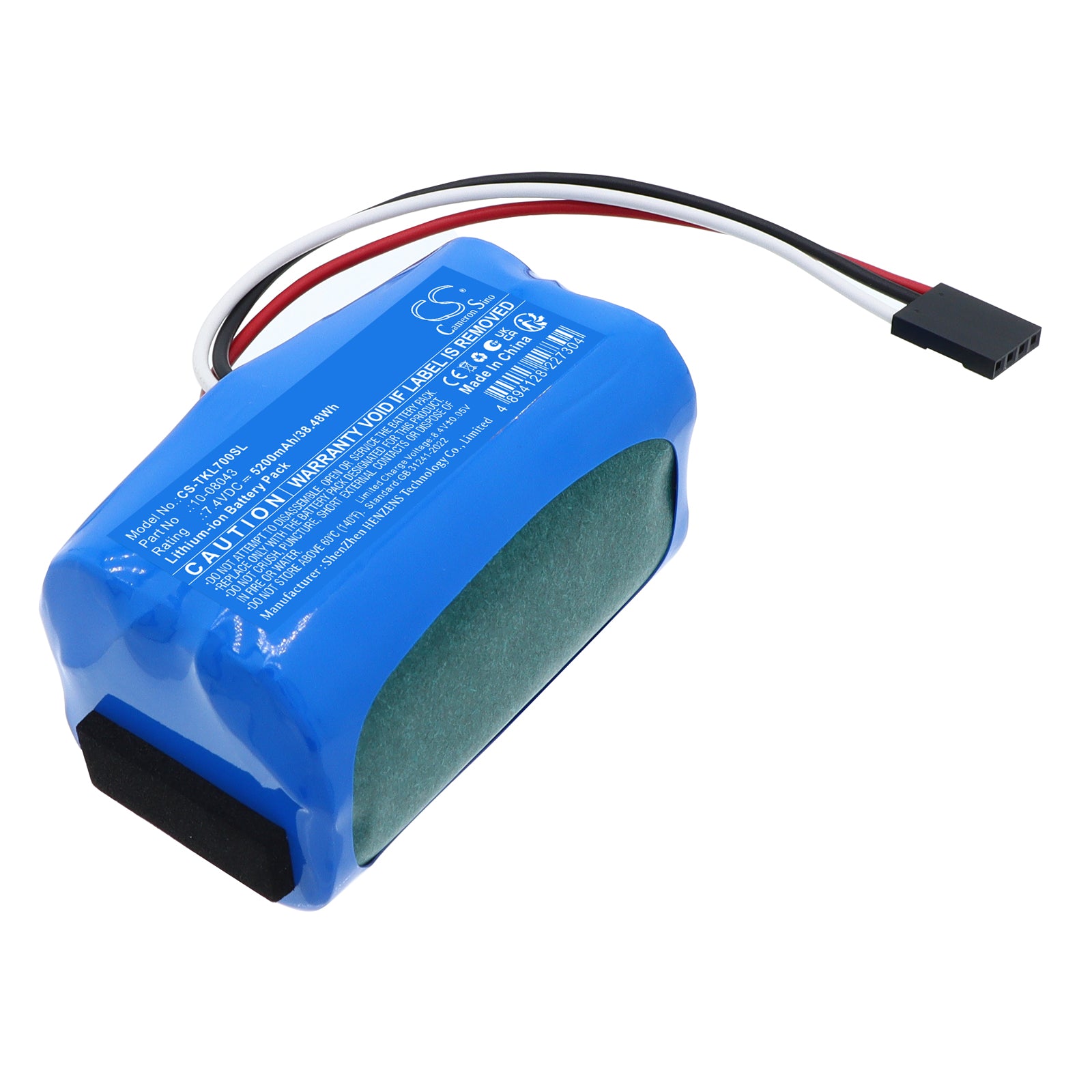 7.4V, Li-ion, 5200mAh, Battery fits Theis TKL-7, 38.48Wh Equipment, Survey, Test Cameron Sino Technology Limited