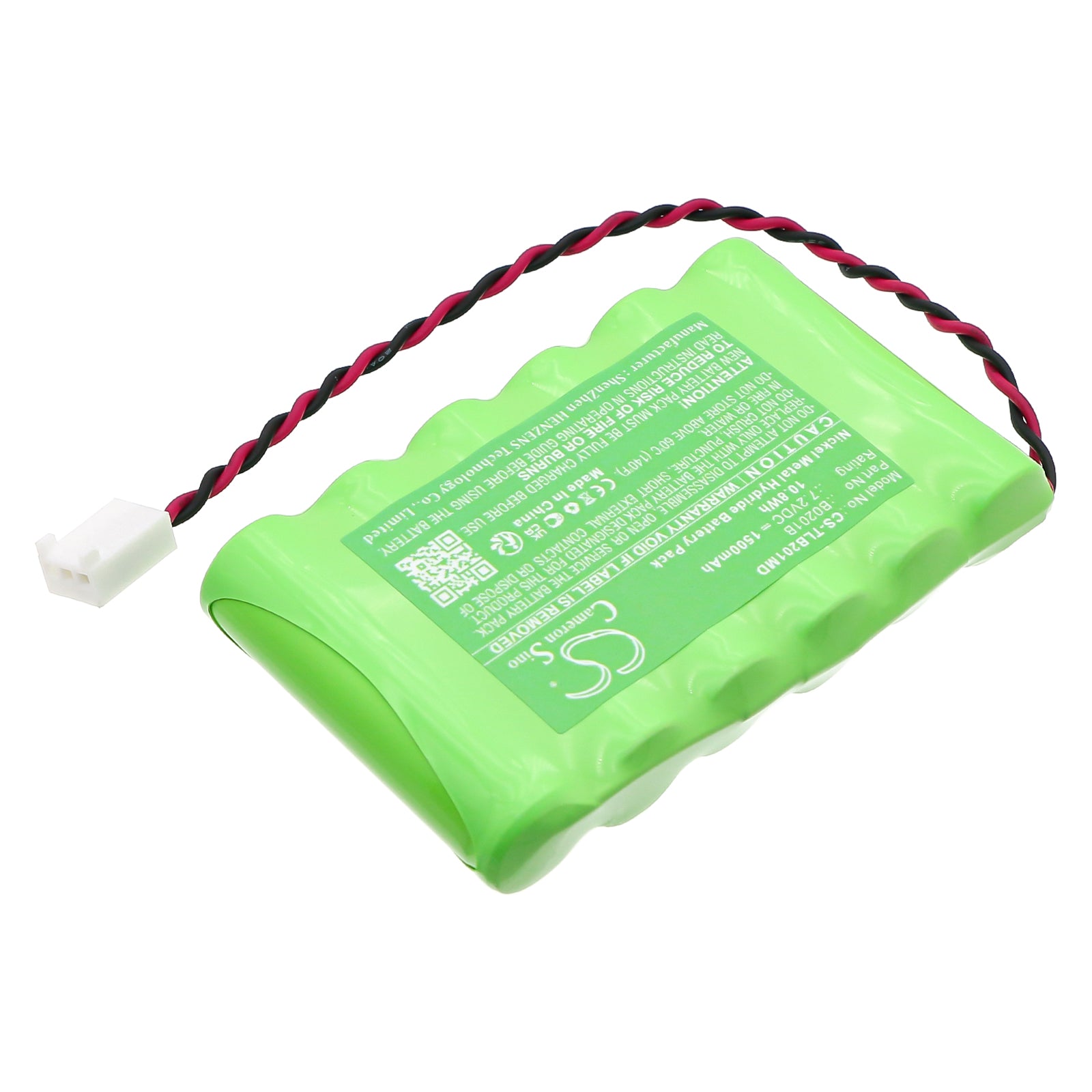 7.2V, Ni-MH, 1500mAh, Battery fits Tunstall Lifeline Vi, Lifeline Vi+, 10.8Wh Medical Cameron Sino Technology Limited