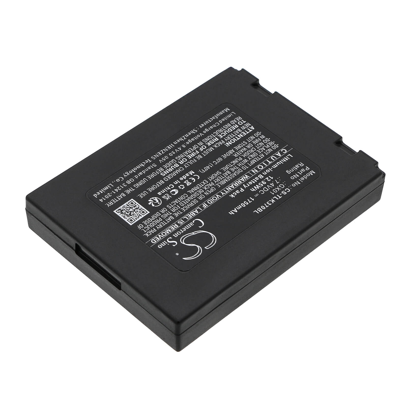 Li-ion Battery fits Tactilion, G3, G870 7.4V, 1750mAh / 12.95Wh Payment Terminal Cameron Sino Technology Limited