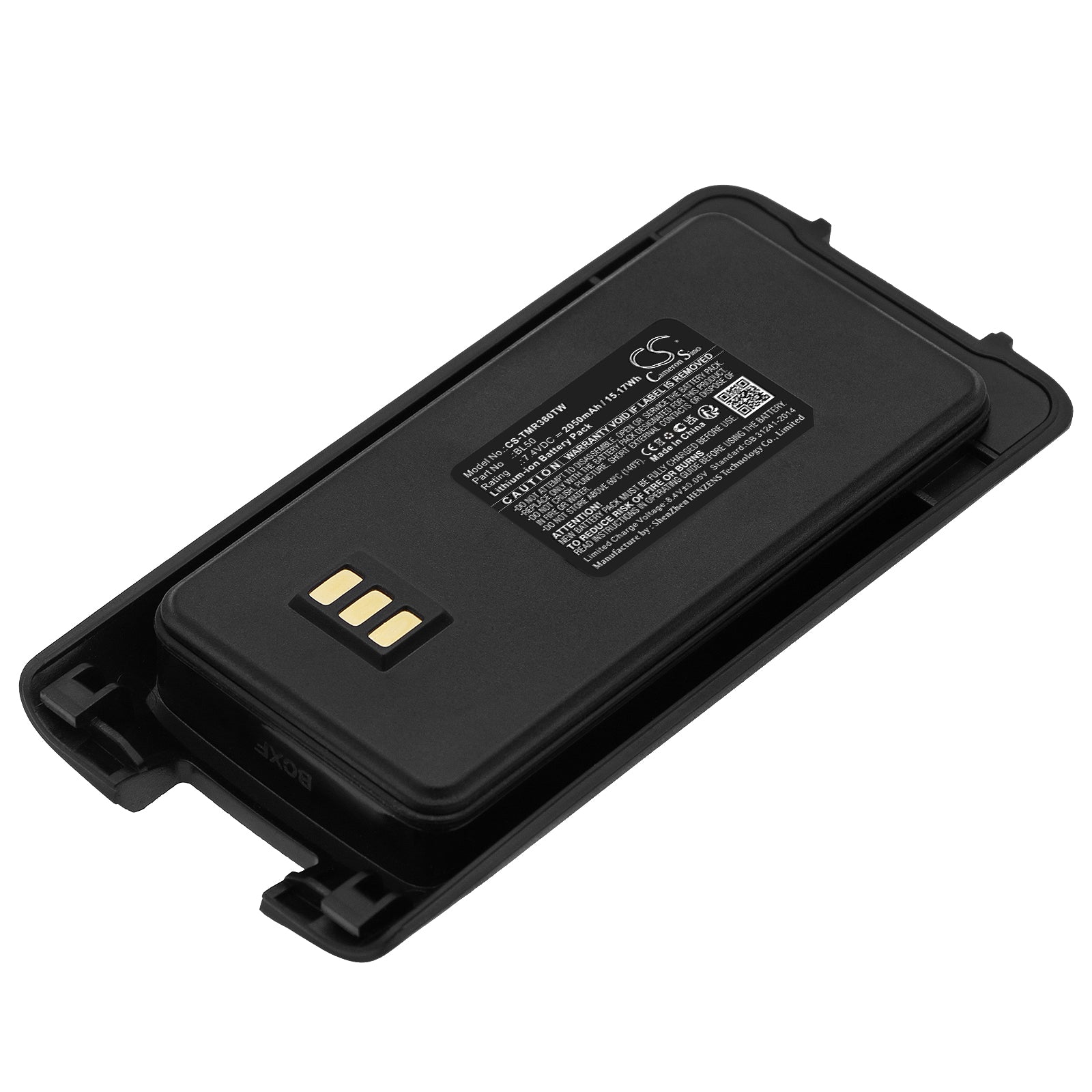 Li-ion, Two-Way Radio Battery fits Harico P73, Tytera Md-2017, 7.4V, 2050mAh Two-Way Radio Cameron Sino Technology Limited