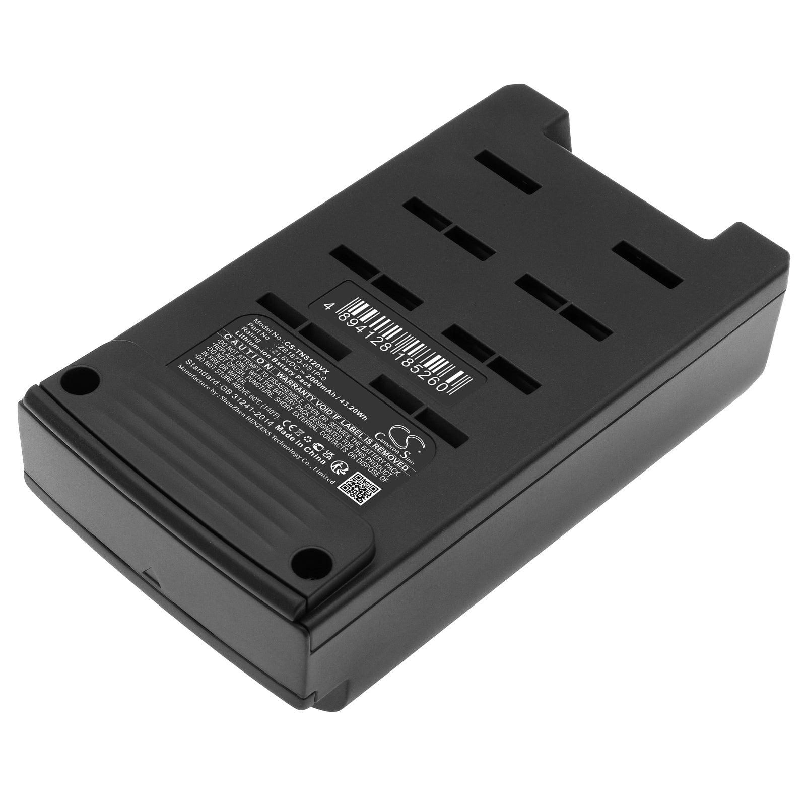 Li-ion, Vacuum Battery fits Tineco P1, Pure One S12, 21.6V, 2000mAh Vacuum Cameron Sino Technology Limited