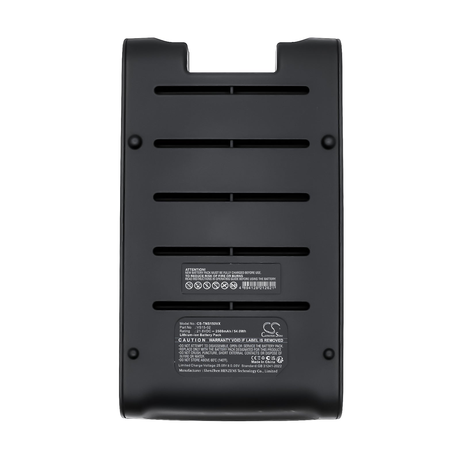 21.6V, Li-ion, 2500mAh, Battery fits Tineco Pure One S11 Smart, Pure One S11 Tango, 54Wh Vacuum Cameron Sino Technology Limited