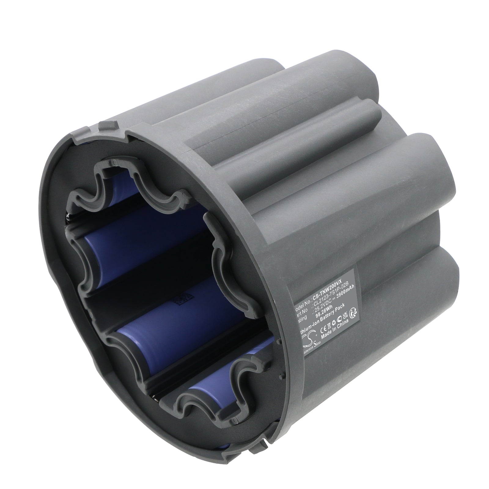 Li-ion, Vacuum Battery fits Tineco 3.0led 3.0lcd, 3.0plus, 25.2V, 3900mAh Vacuum Cameron Sino Technology Limited